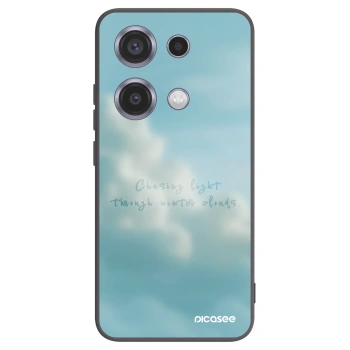 Picasee silikonski črni ovitek za Xiaomi Redmi Note 14S - CHASiNG LIGHT