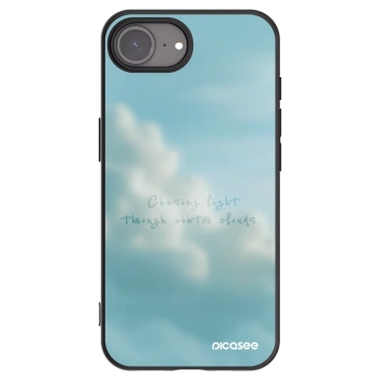 Picasee silikonski črni ovitek za Apple iPhone 17e - CHASiNG LIGHT