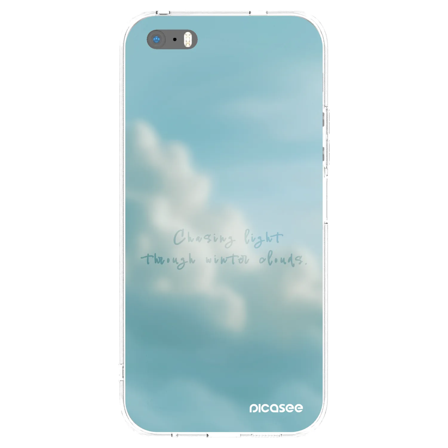 Picasee silikonski prozorni ovitek za Apple iPhone 5/5S/SE - CHASiNG LIGHT