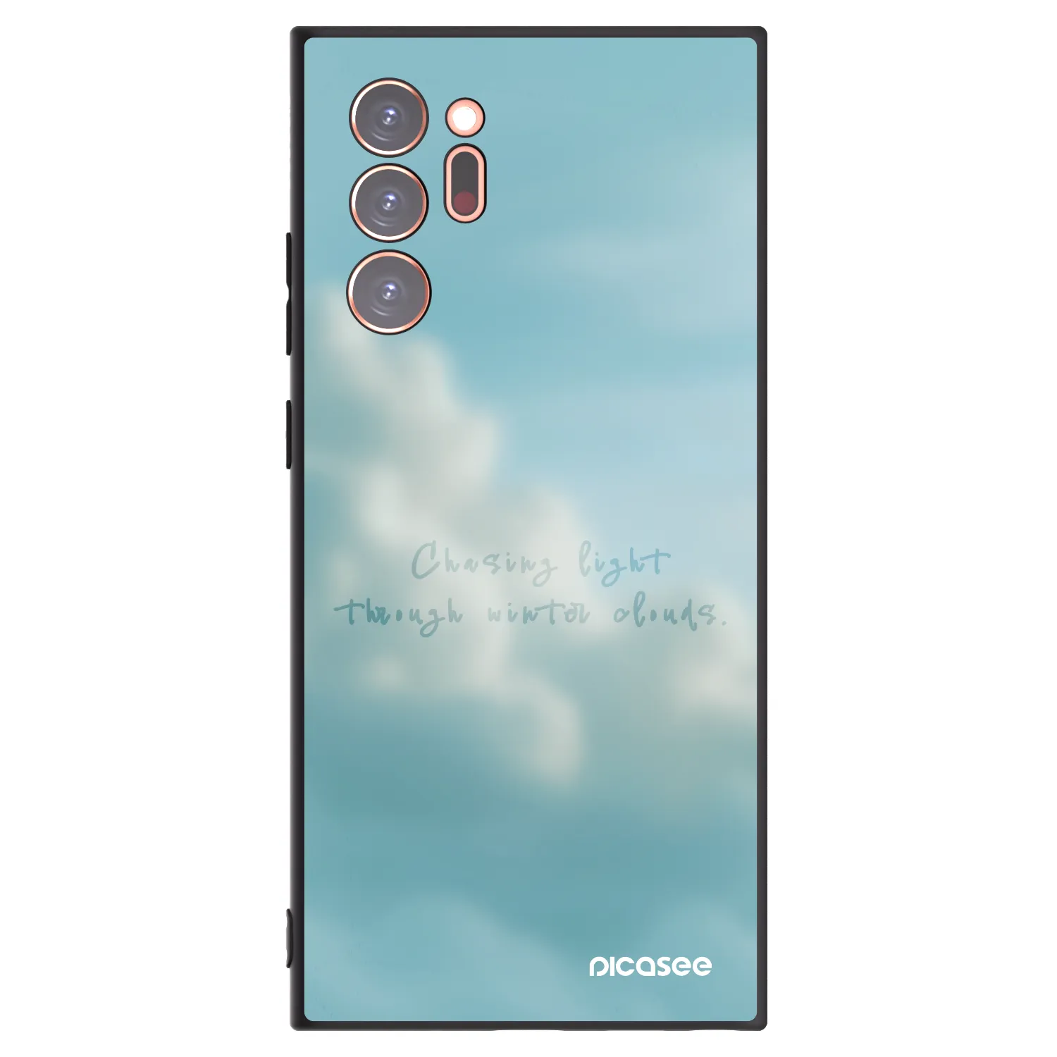 Picasee silikonski črni ovitek za Samsung Galaxy Note 20 Ultra - CHASiNG LIGHT