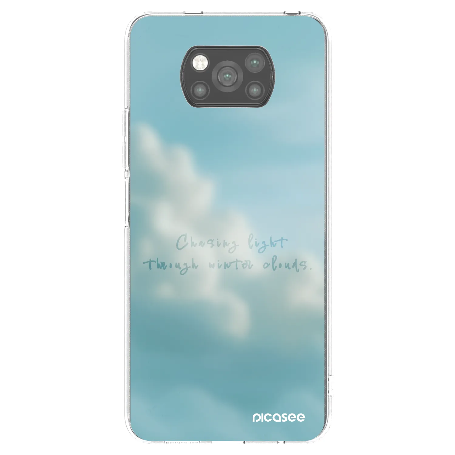 Picasee silikonski črni ovitek za Xiaomi Poco X3 - CHASiNG LIGHT