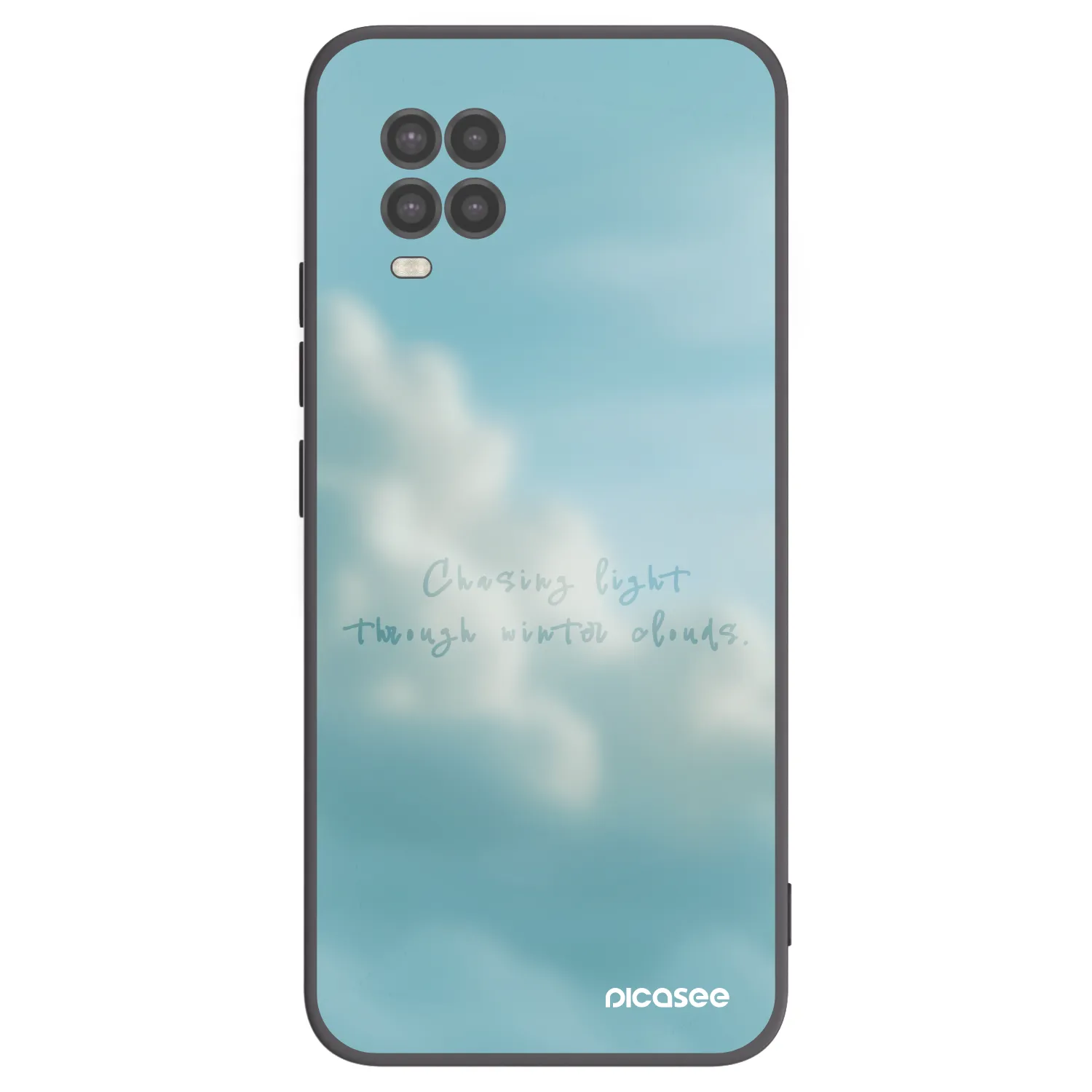 Picasee silikonski črni ovitek za Xiaomi Mi 10 Lite - CHASiNG LIGHT
