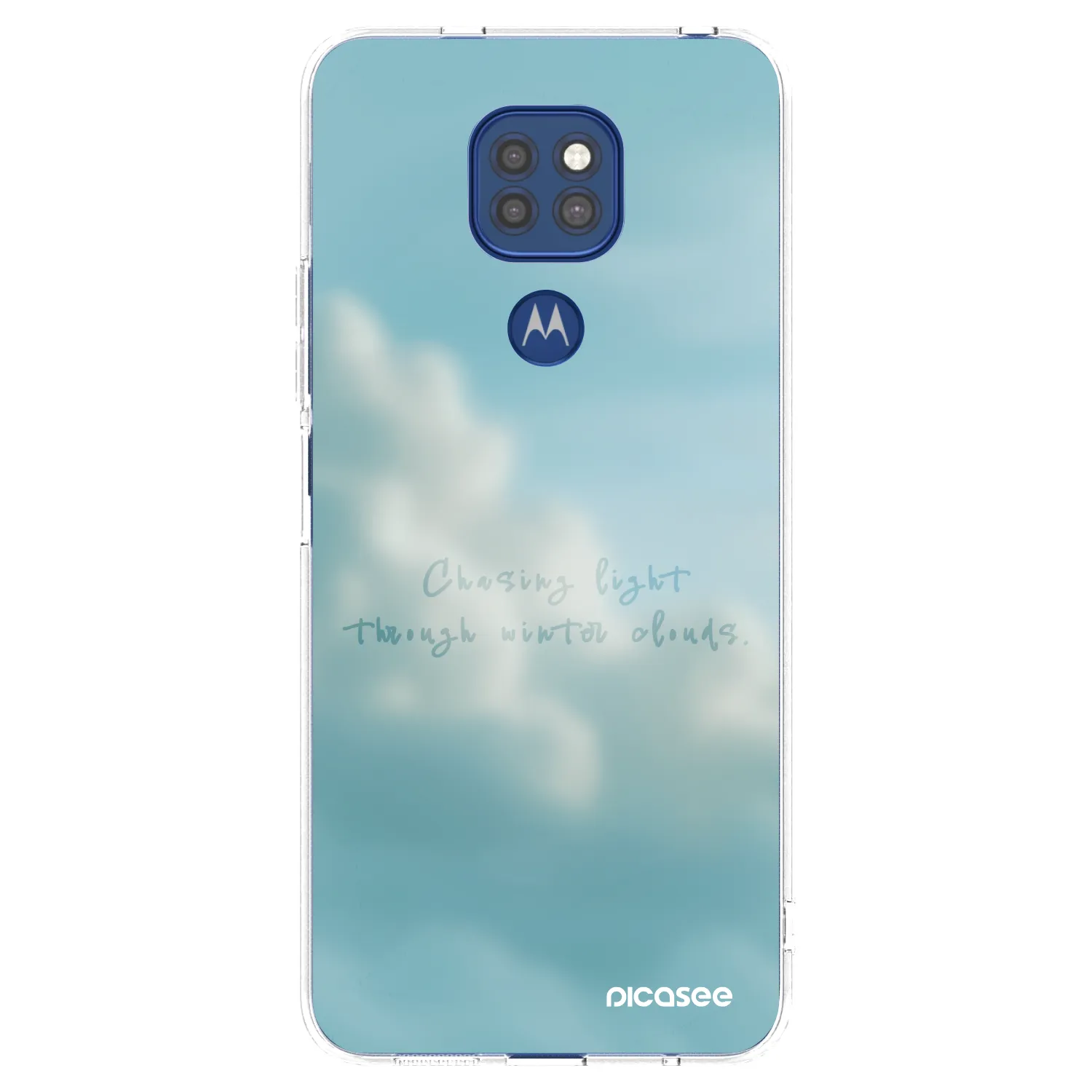 Picasee silikonski prozorni ovitek za Motorola Moto G9 Play - CHASiNG LIGHT