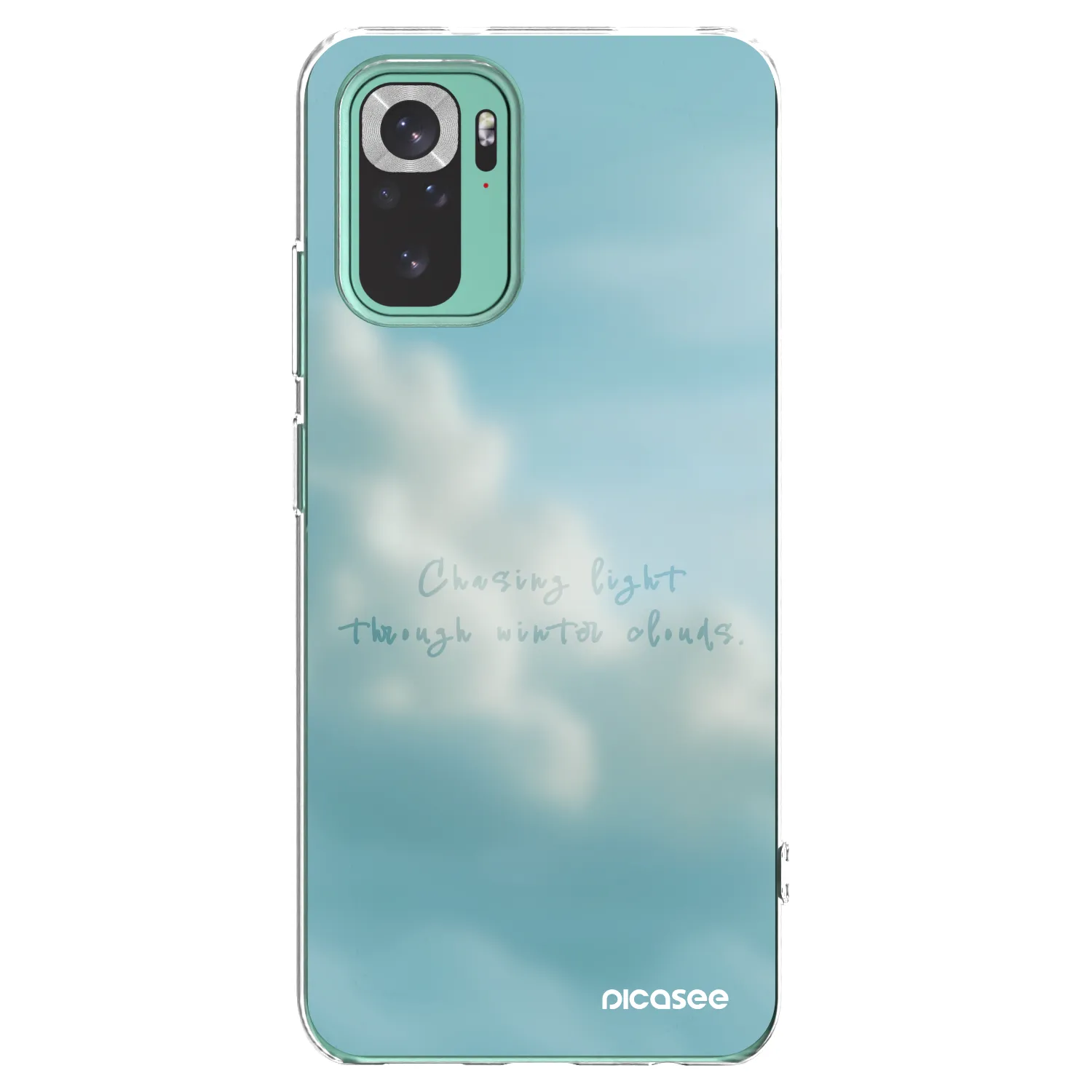 Picasee silikonski prozorni ovitek za Xiaomi Redmi Note 10 Pro - CHASiNG LIGHT