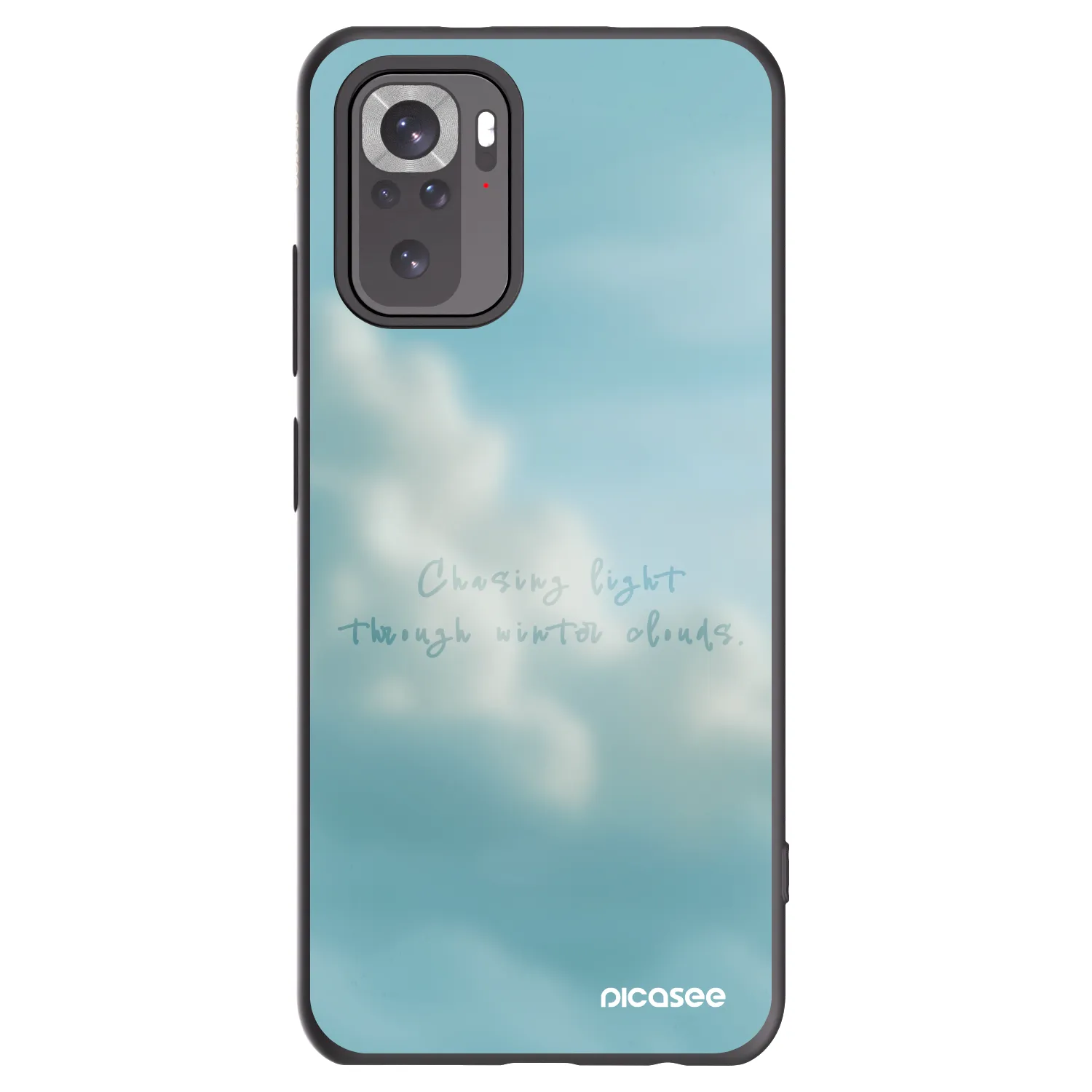 Picasee silikonski črni ovitek za Xiaomi Redmi Note 10S - CHASiNG LIGHT