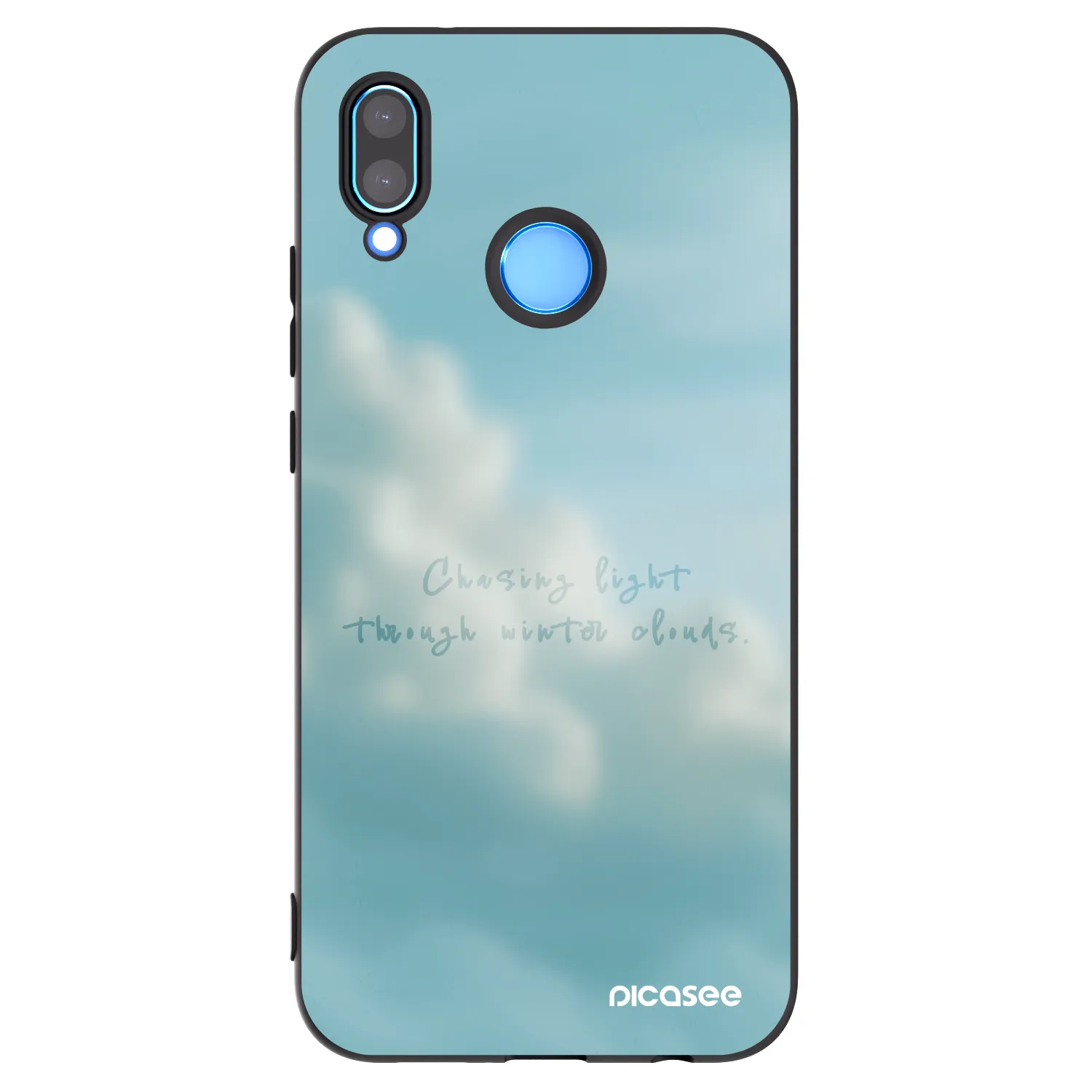 Picasee silikonski črni ovitek za Huawei P20 Lite - CHASiNG LIGHT