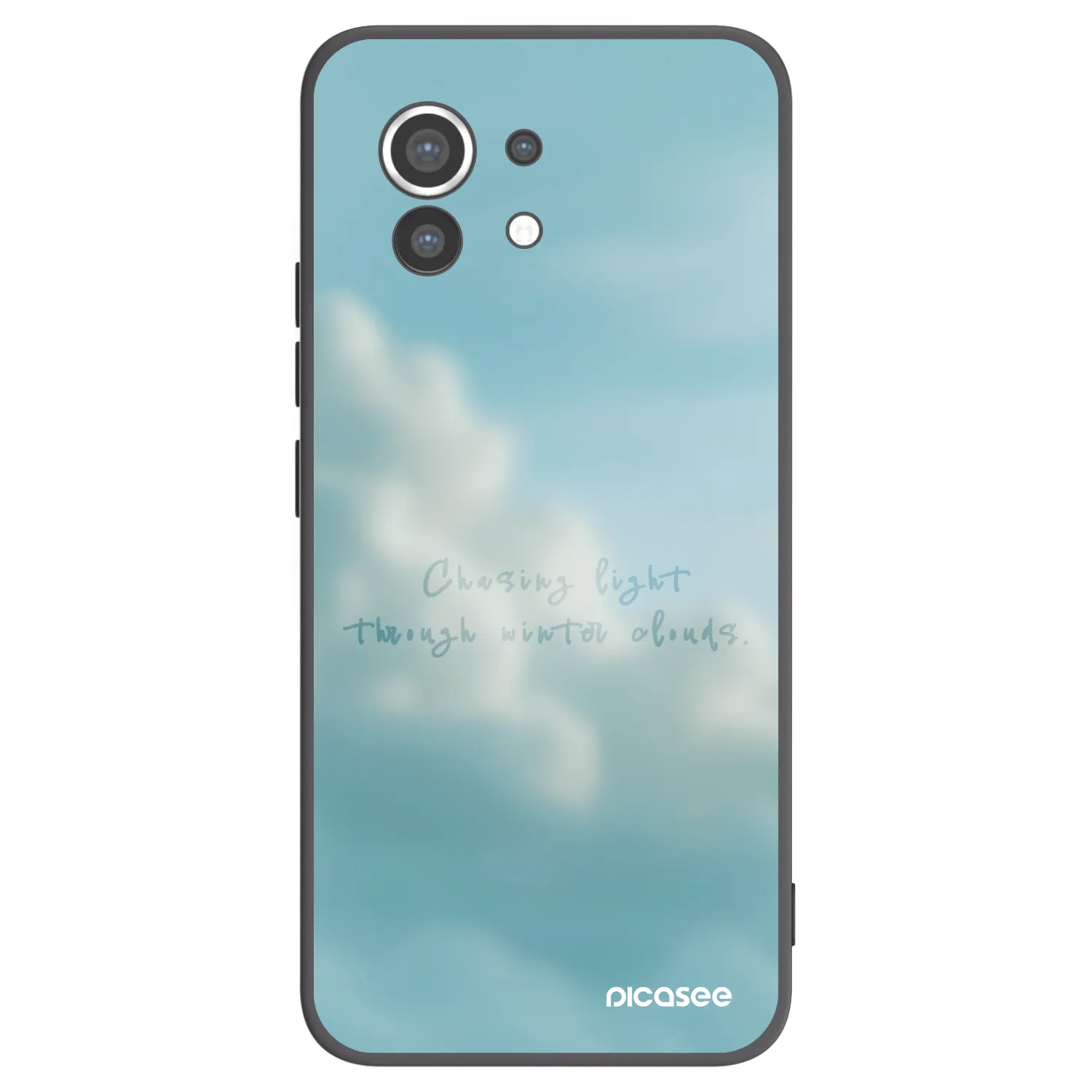 Picasee silikonski črni ovitek za Xiaomi Mi 11 - CHASiNG LIGHT