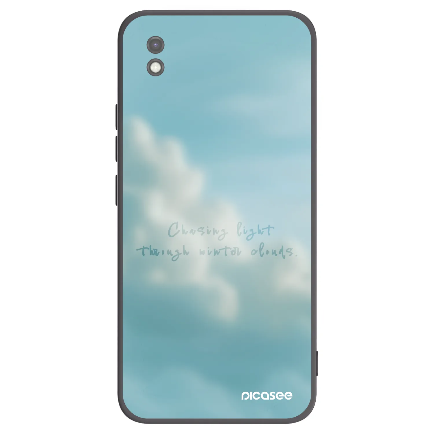 Picasee silikonski črni ovitek za Xiaomi Redmi 9AT - CHASiNG LIGHT