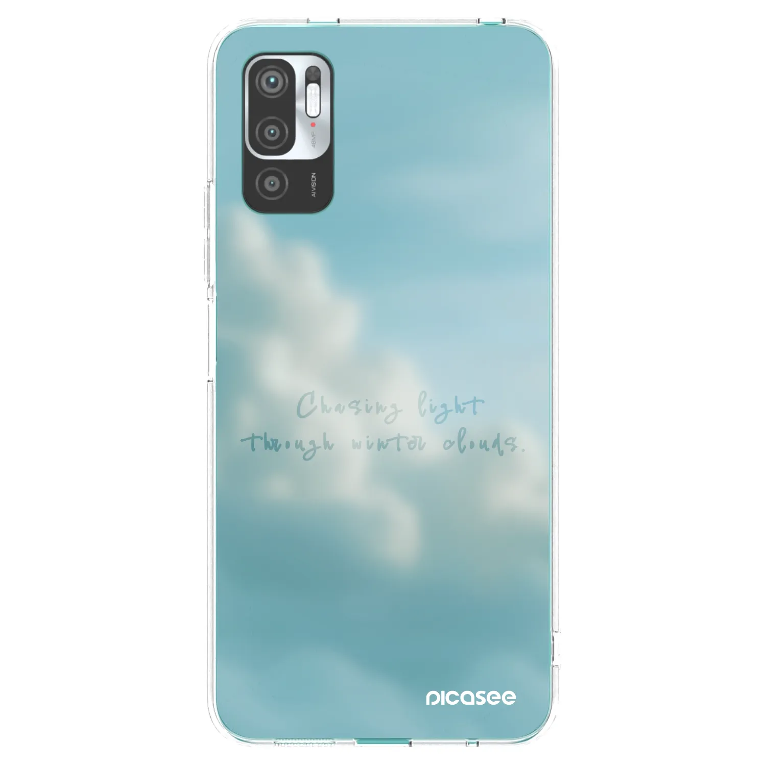 Picasee silikonski prozorni ovitek za Xiaomi Redmi Note 10 5G - CHASiNG LIGHT