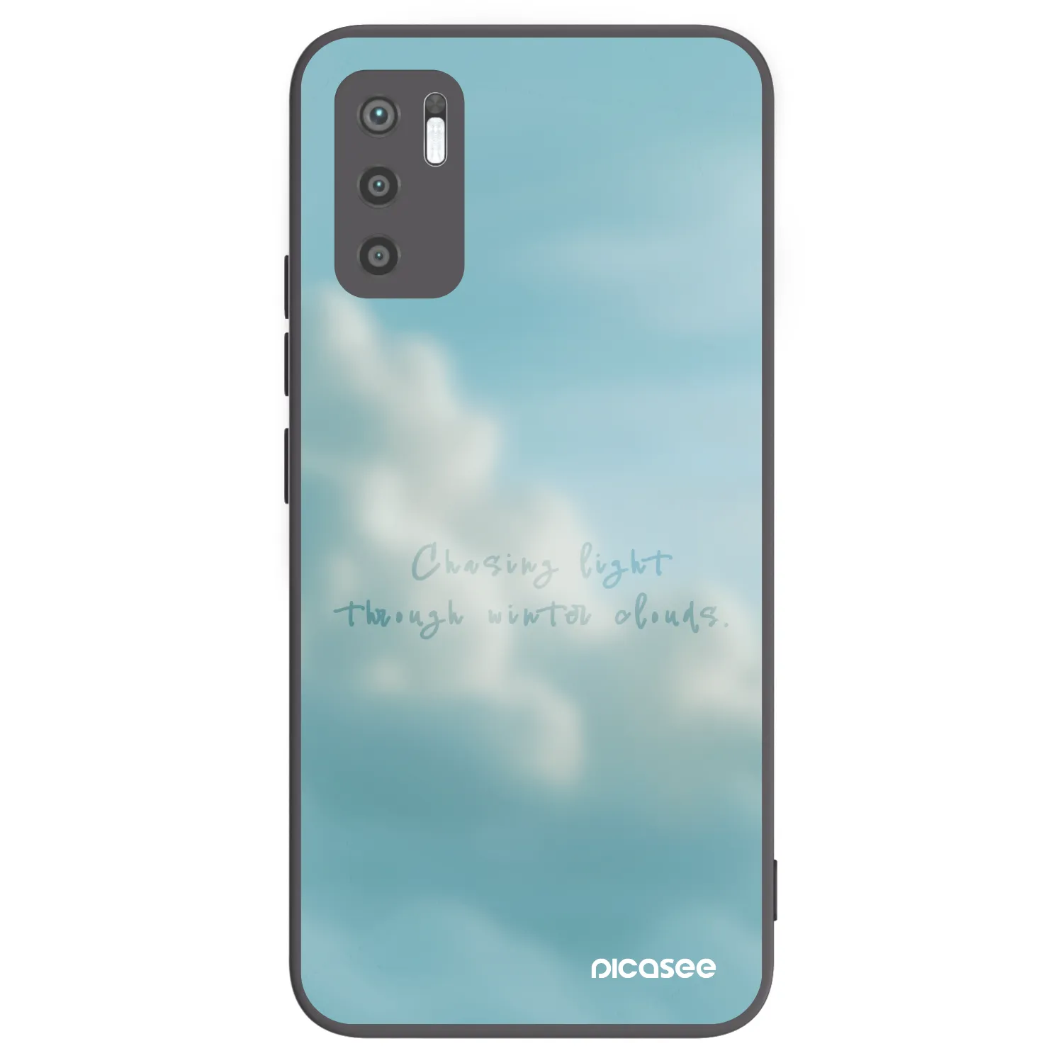 Picasee silikonski črni ovitek za Xiaomi Redmi Note 10 5G - CHASiNG LIGHT