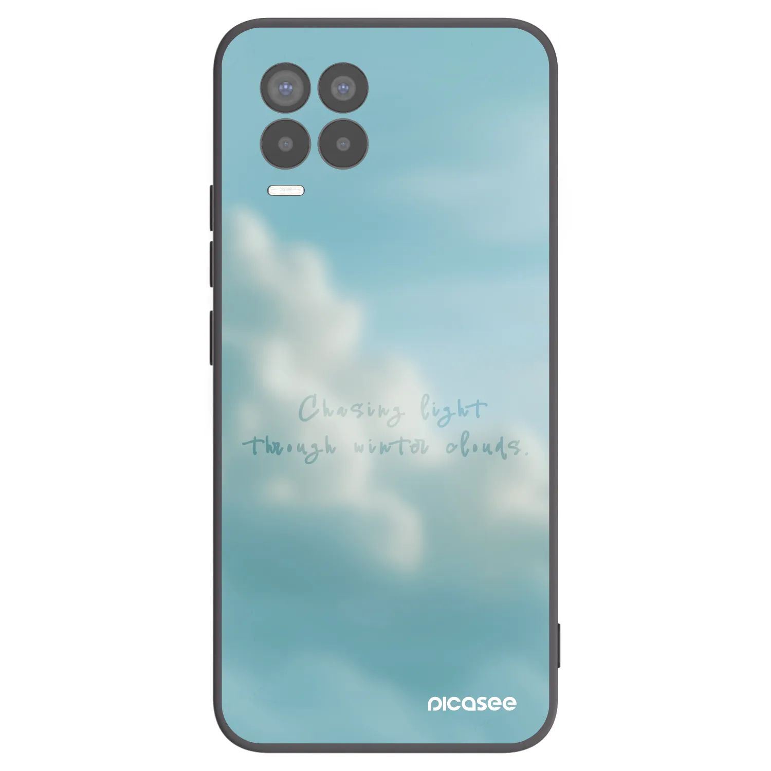 Picasee silikonski črni ovitek za Realme 8 4G - CHASiNG LIGHT