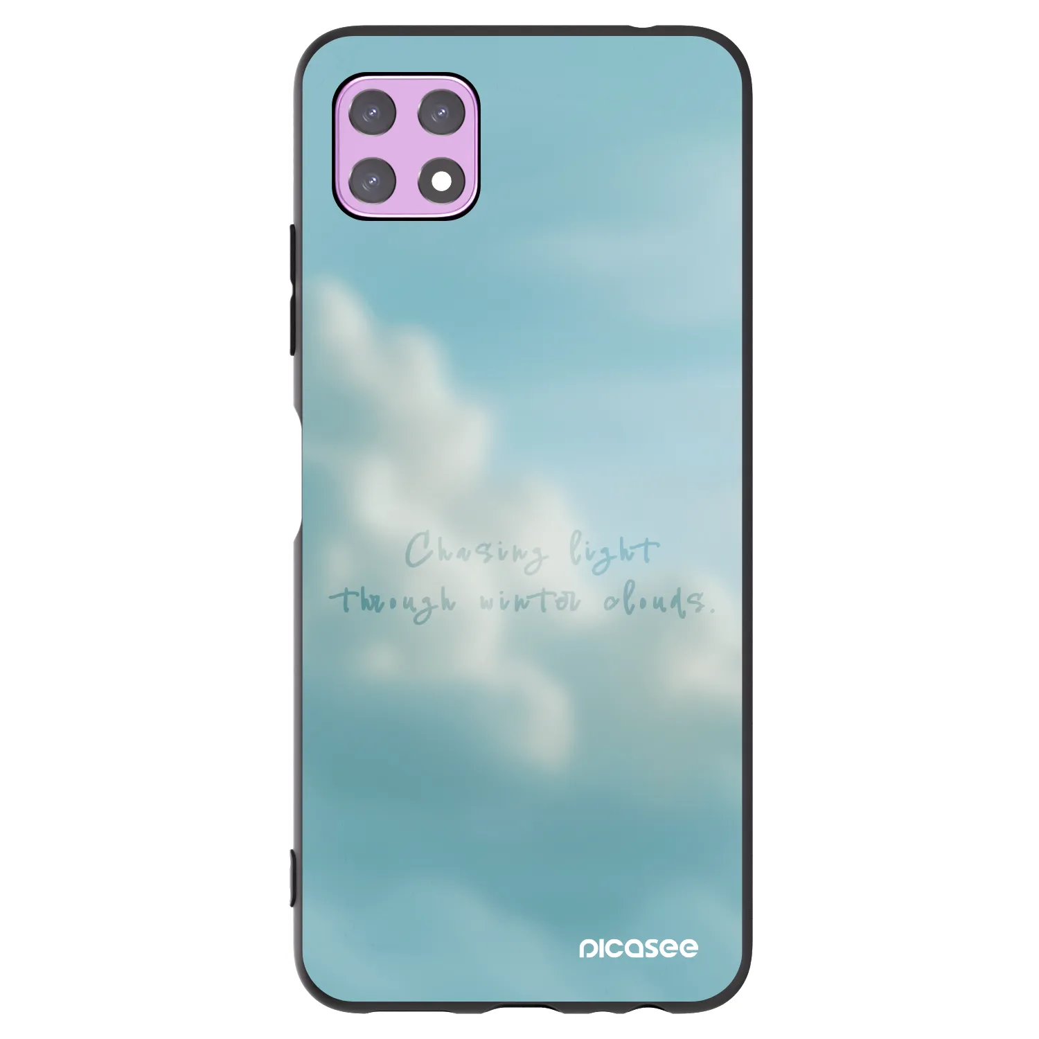 Picasee silikonski črni ovitek za Samsung Galaxy A22 A226B 5G - CHASiNG LIGHT