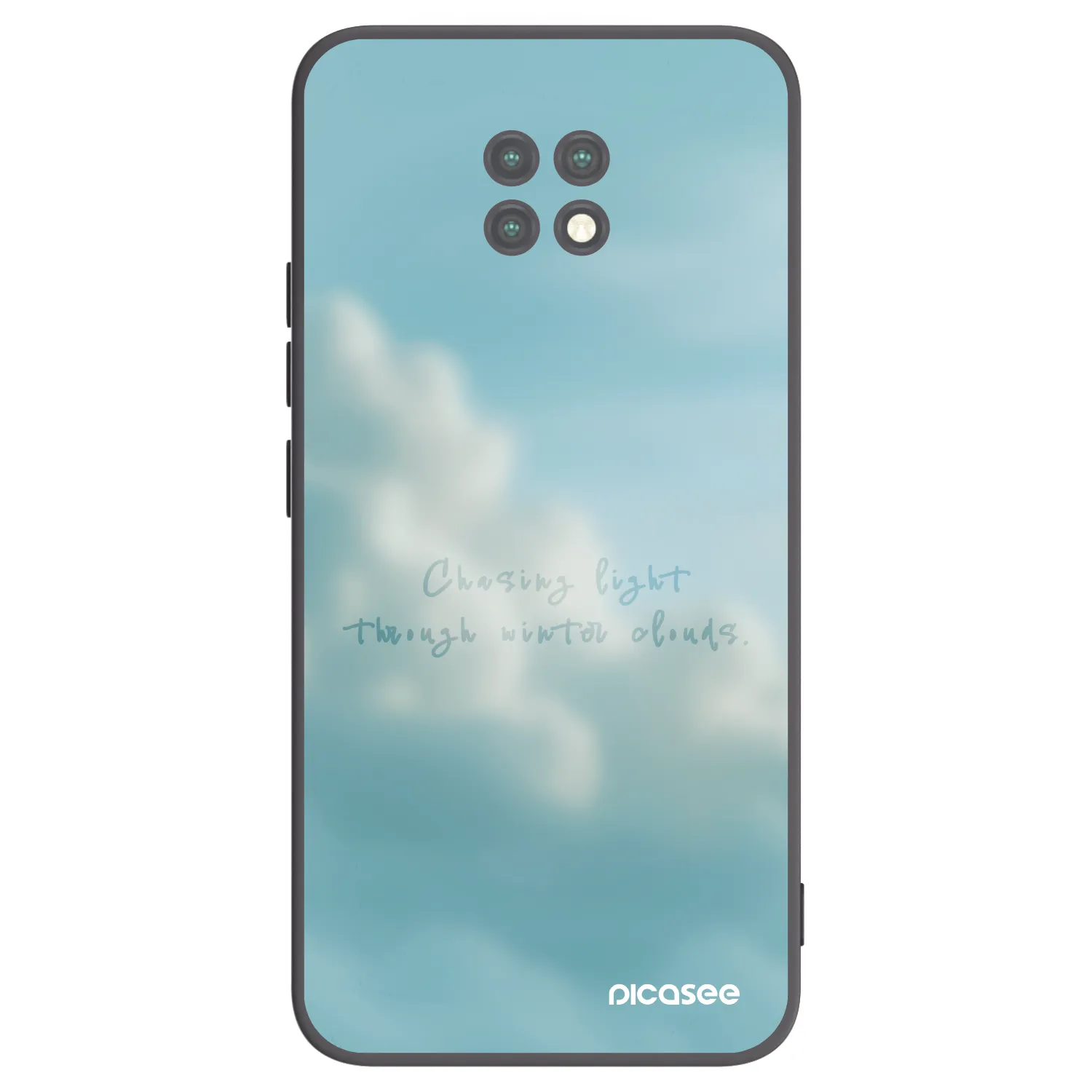 Picasee silikonski črni ovitek za Xiaomi Redmi Note 9T - CHASiNG LIGHT