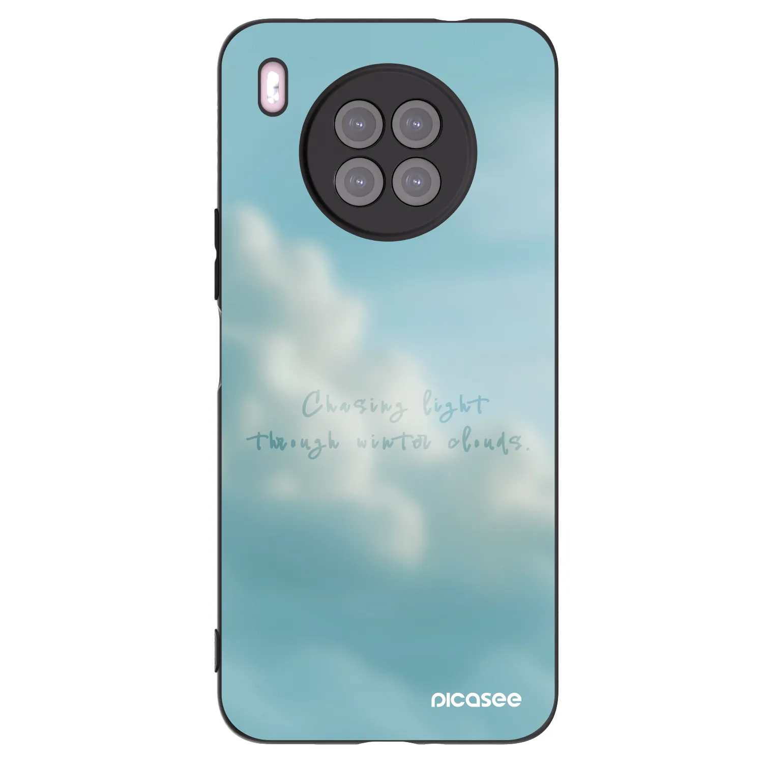 Picasee silikonski črni ovitek za Huawei Nova 8i - CHASiNG LIGHT