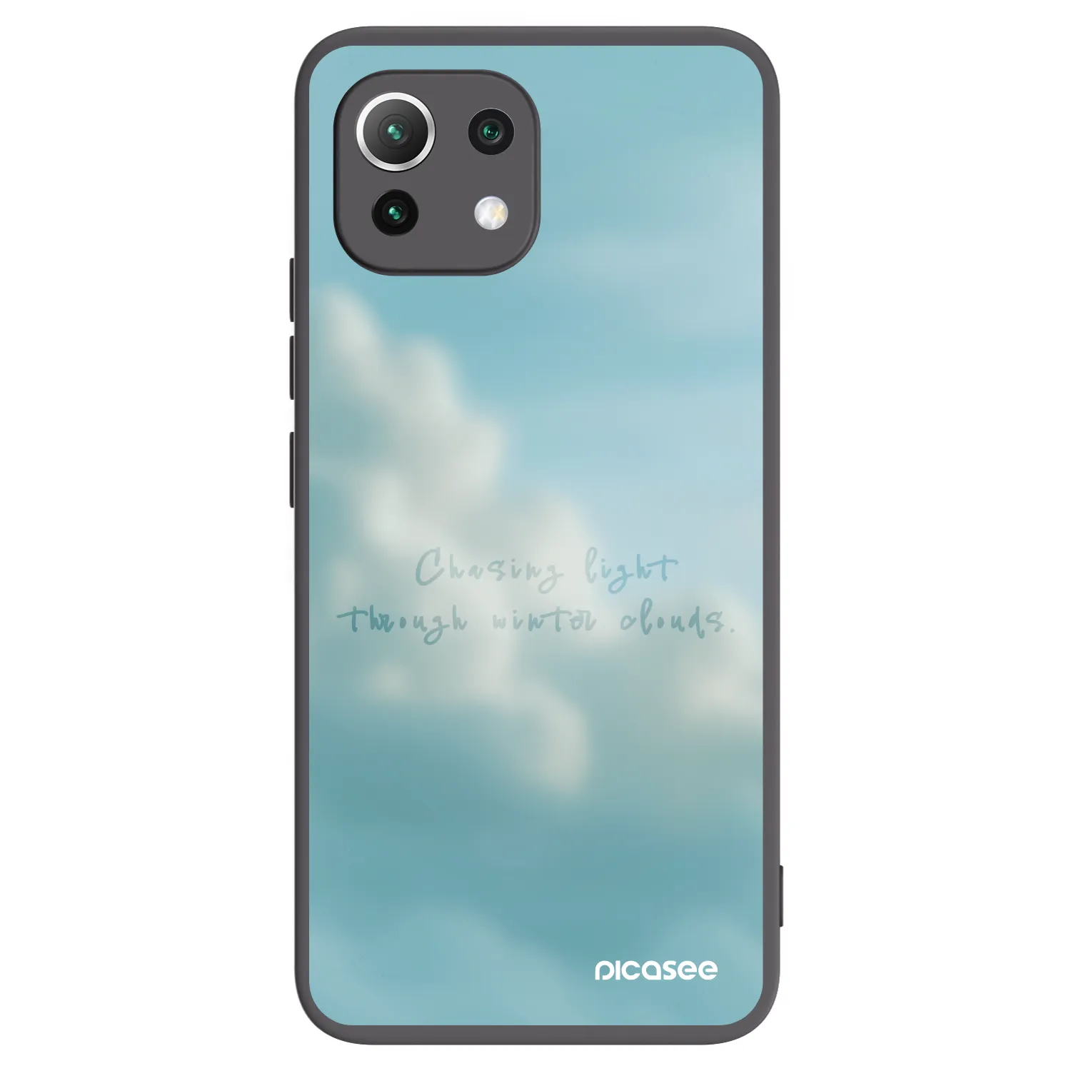 Picasee silikonski črni ovitek za Xiaomi 11 Lite 5G NE - CHASiNG LIGHT