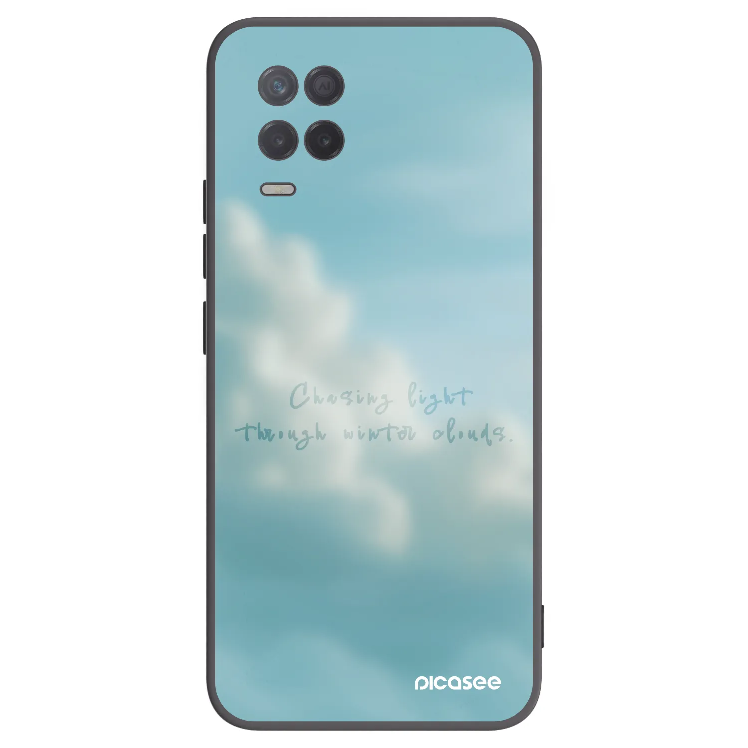 Picasee silikonski črni ovitek za Realme 8 5G - CHASiNG LIGHT
