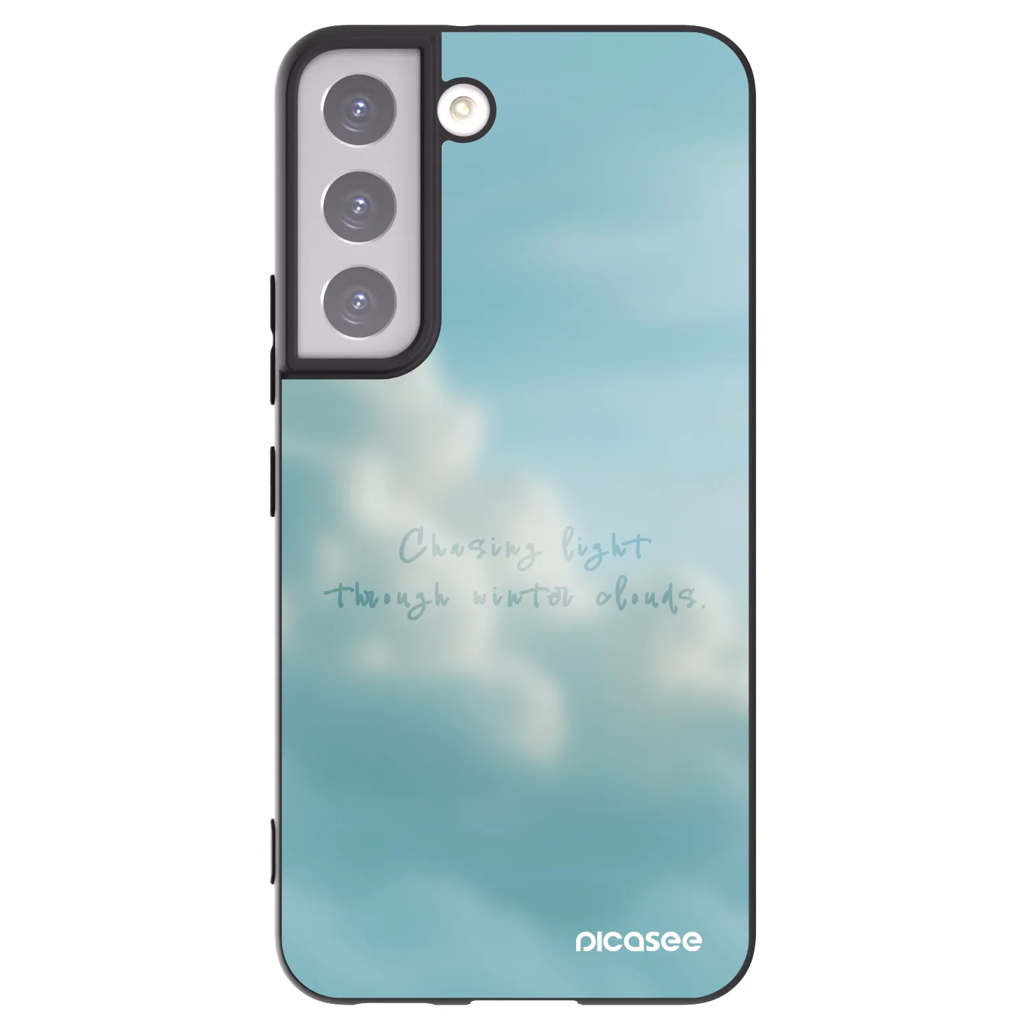 Picasee silikonski črni ovitek za Samsung Galaxy S22 5G - CHASiNG LIGHT