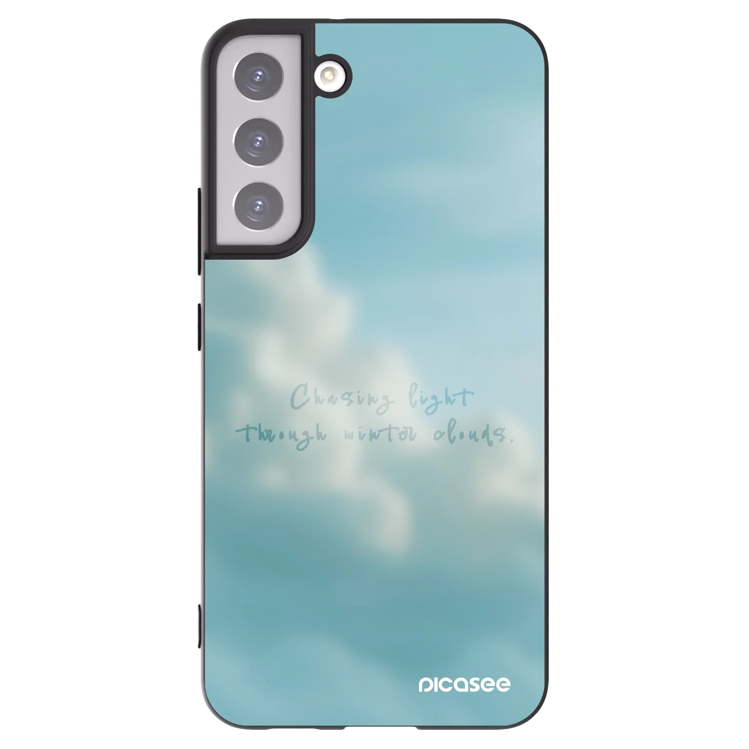 Picasee silikonski črni ovitek za Samsung Galaxy S22+ 5G - CHASiNG LIGHT