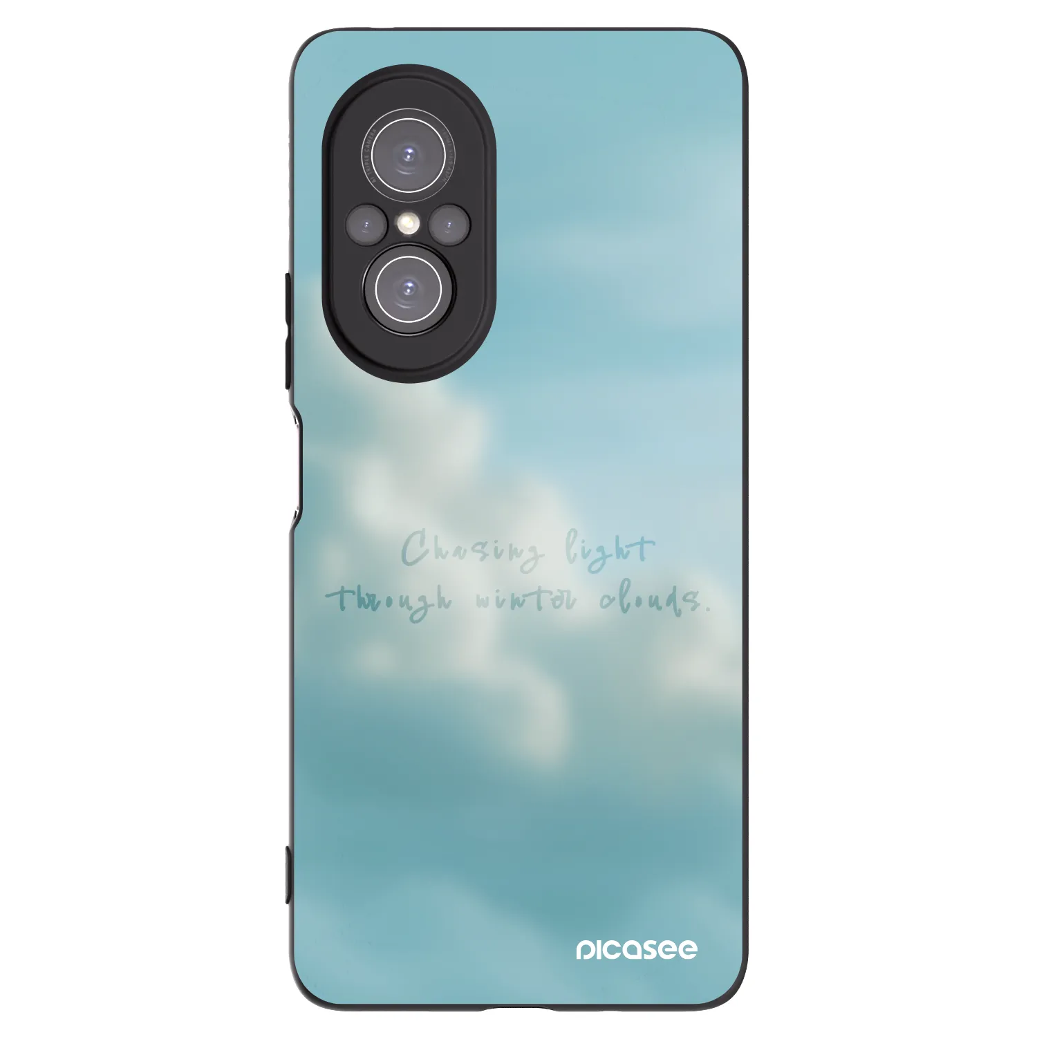 Picasee silikonski črni ovitek za Huawei Nova 9 SE - CHASiNG LIGHT