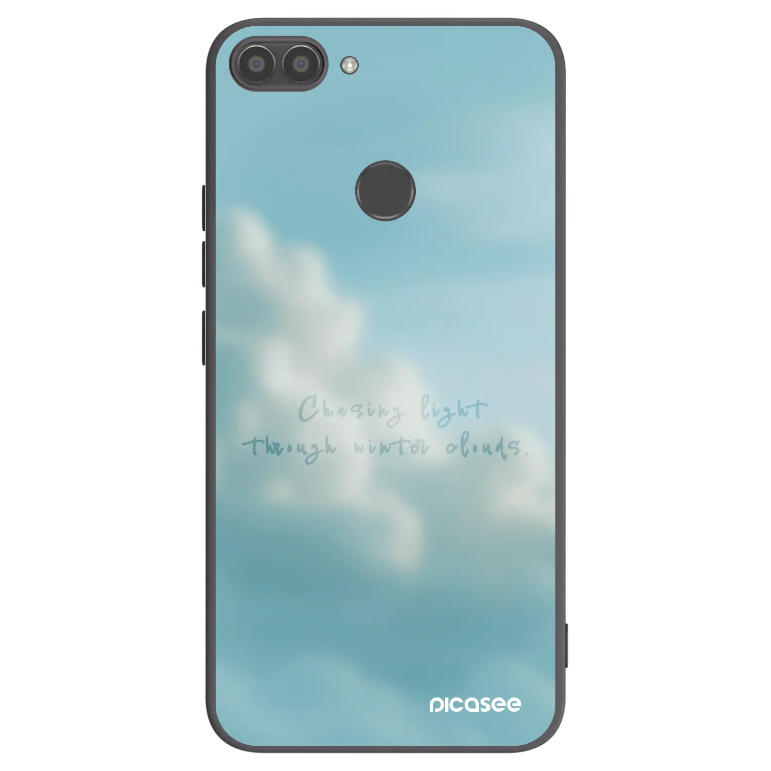 Picasee silikonski črni ovitek za Huawei P Smart - CHASiNG LIGHT