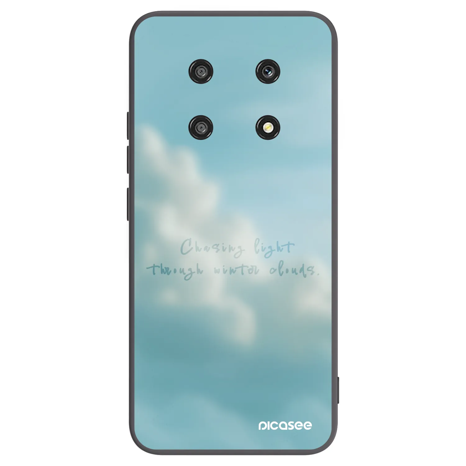 Picasee silikonski črni ovitek za Honor Magic4 Lite 5G - CHASiNG LIGHT