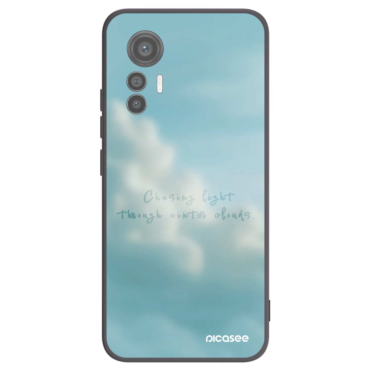 Picasee silikonski črni ovitek za Xiaomi 12 Lite - CHASiNG LIGHT