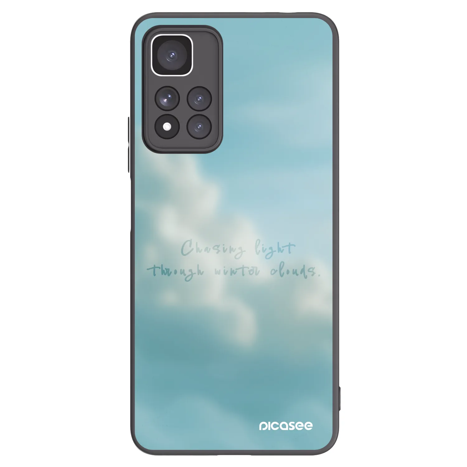 Picasee silikonski črni ovitek za Xiaomi Redmi Note 11 Pro+ 5G - CHASiNG LIGHT