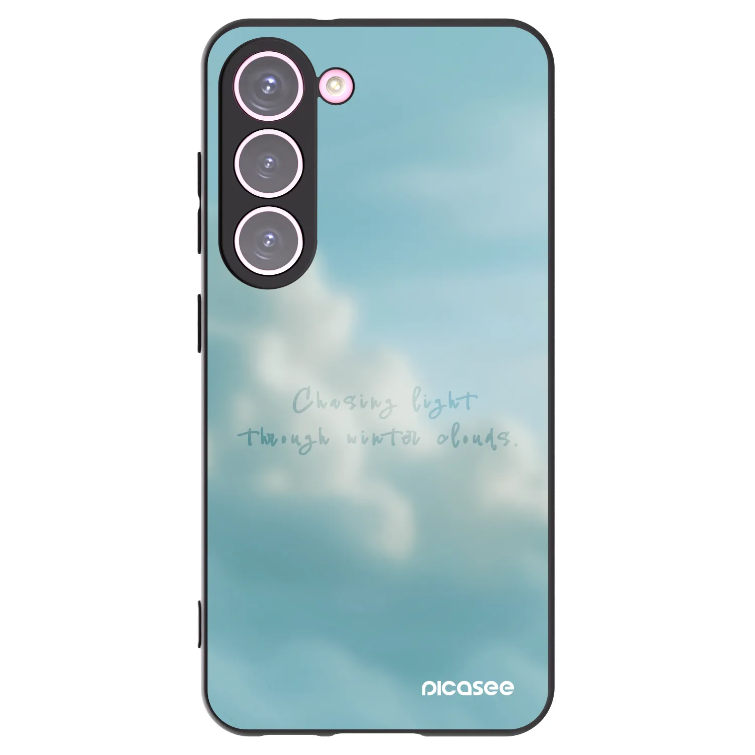 Picasee silikonski črni ovitek za Samsung Galaxy S23 5G - CHASiNG LIGHT