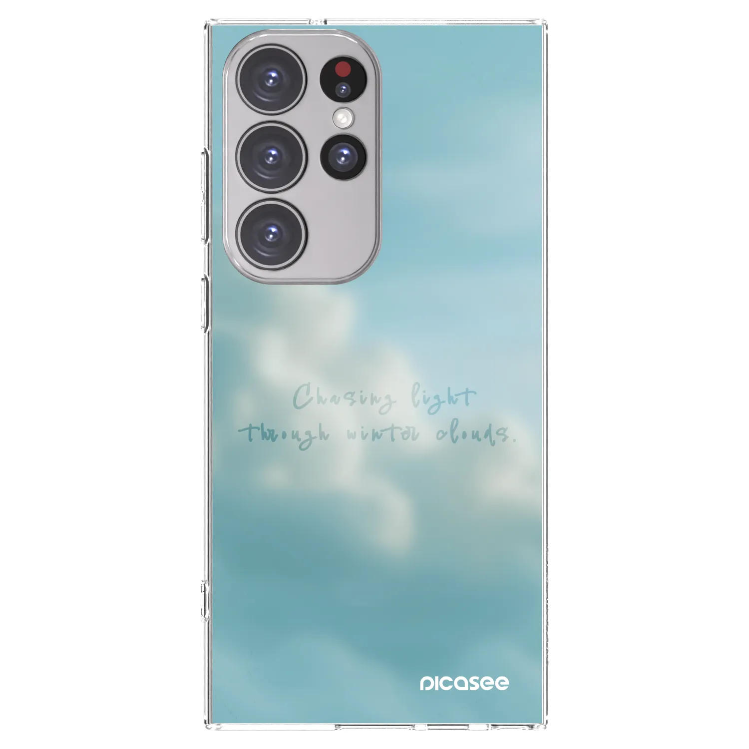 Picasee silikonski prozorni ovitek za Samsung Galaxy S23 Ultra 5G - CHASiNG LIGHT