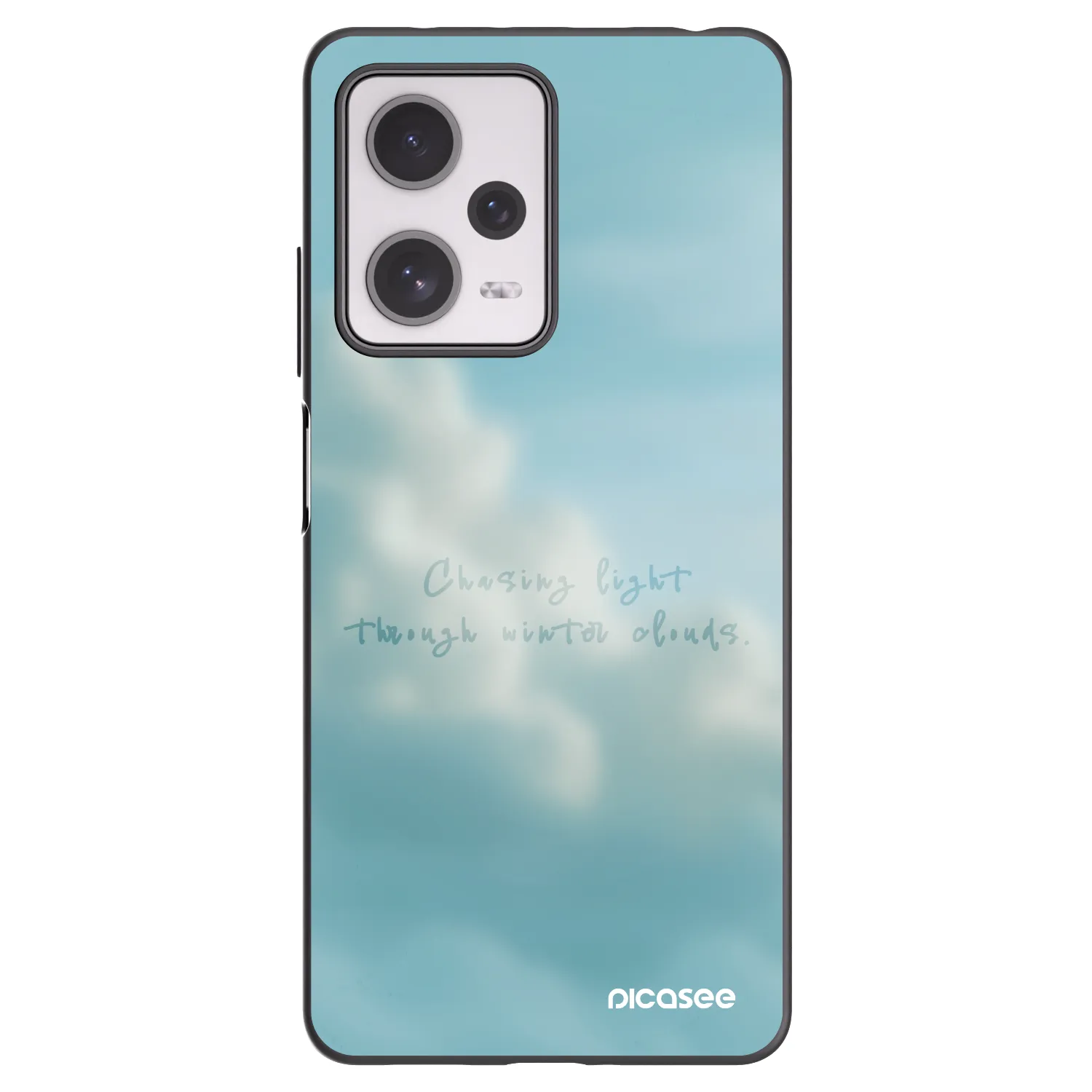 Picasee silikonski črni ovitek za Xiaomi Redmi Note 12 Pro+ 5G - CHASiNG LIGHT