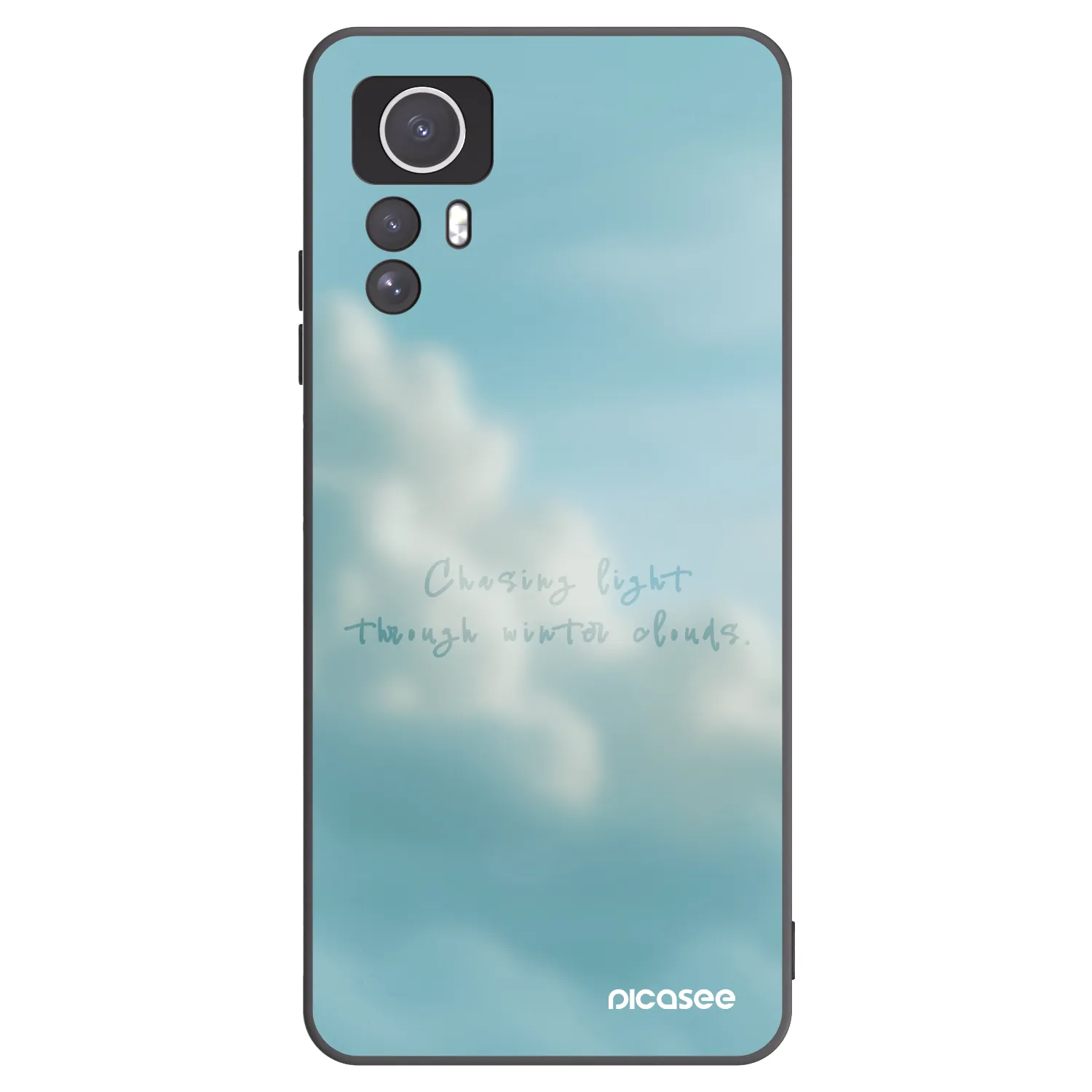 Picasee silikonski črni ovitek za Xiaomi Redmi Note 12S - CHASiNG LIGHT