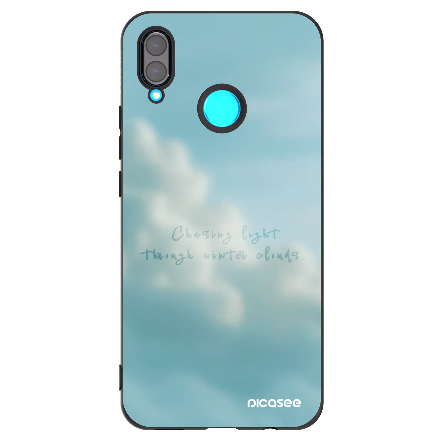 Picasee silikonski črni ovitek za Huawei Nova 3 - CHASiNG LIGHT