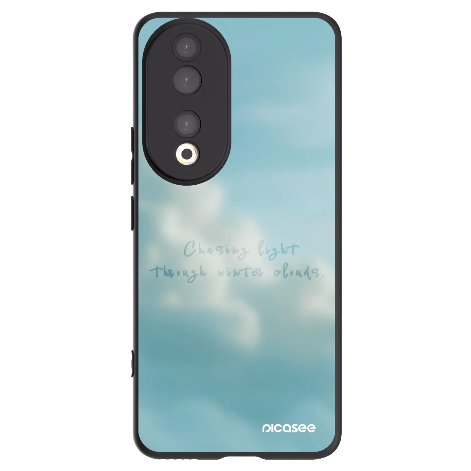 Picasee silikonski črni ovitek za Honor 90 5G - CHASiNG LIGHT