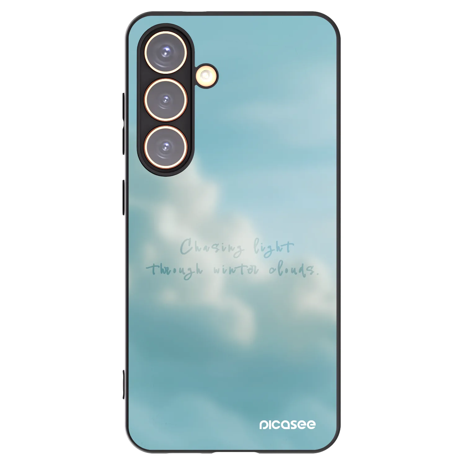 Picasee silikonski črni ovitek za Samsung Galaxy S24 S921B 5G - CHASiNG LIGHT