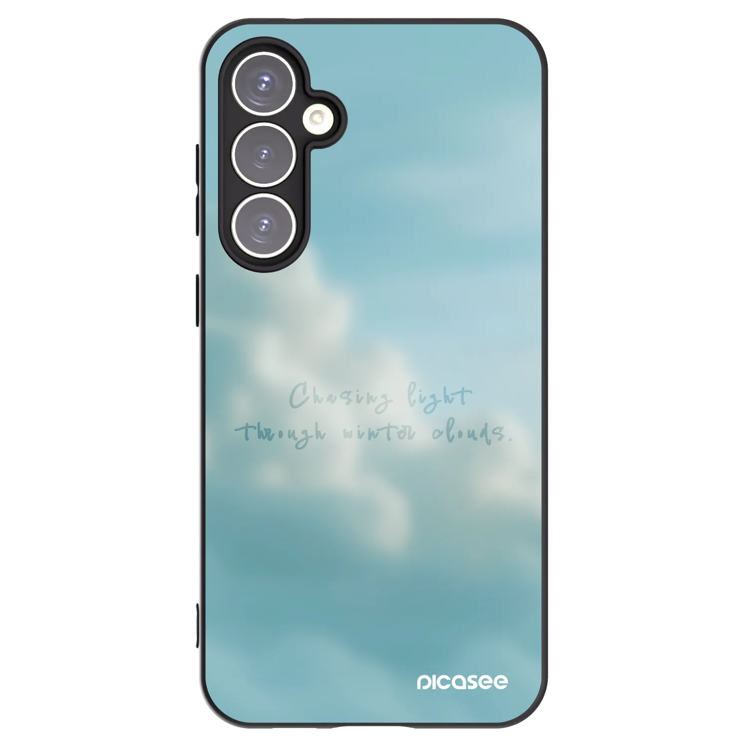 Picasee silikonski črni ovitek za Samsung Galaxy S23 FE S711B - CHASiNG LIGHT