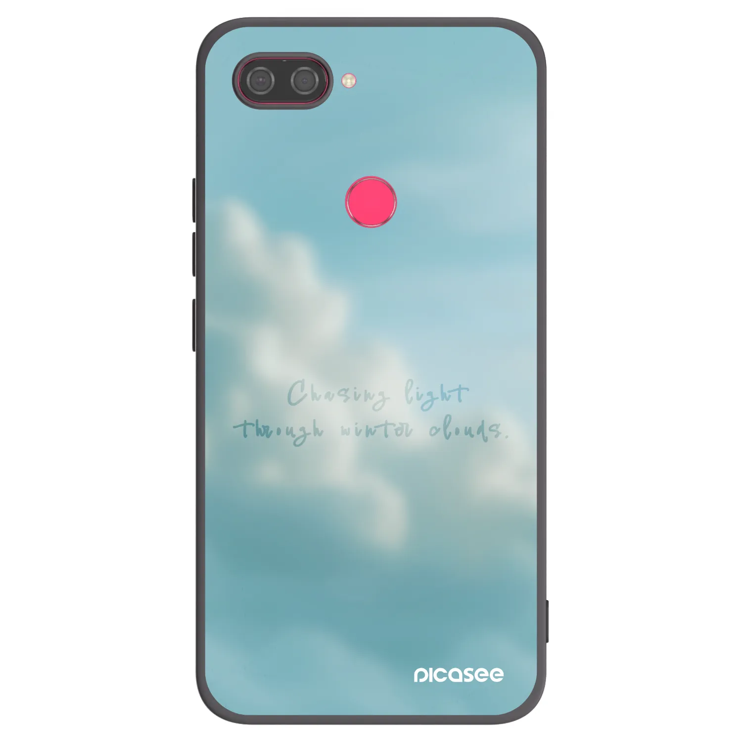 Picasee silikonski črni ovitek za Xiaomi Mi 8 Lite - CHASiNG LIGHT