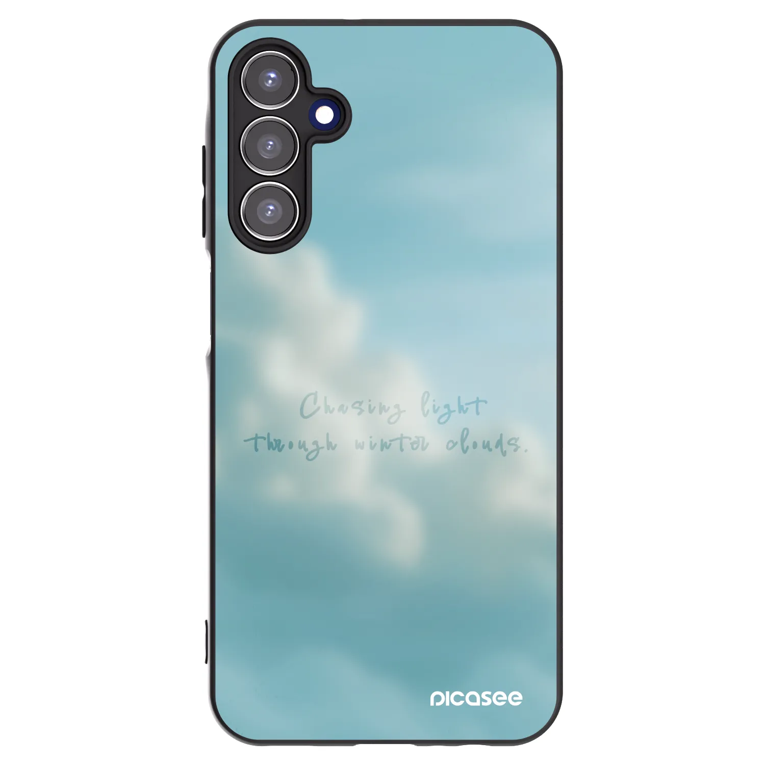 Picasee silikonski črni ovitek za Samsung Galaxy A15 A155F 4G - CHASiNG LIGHT