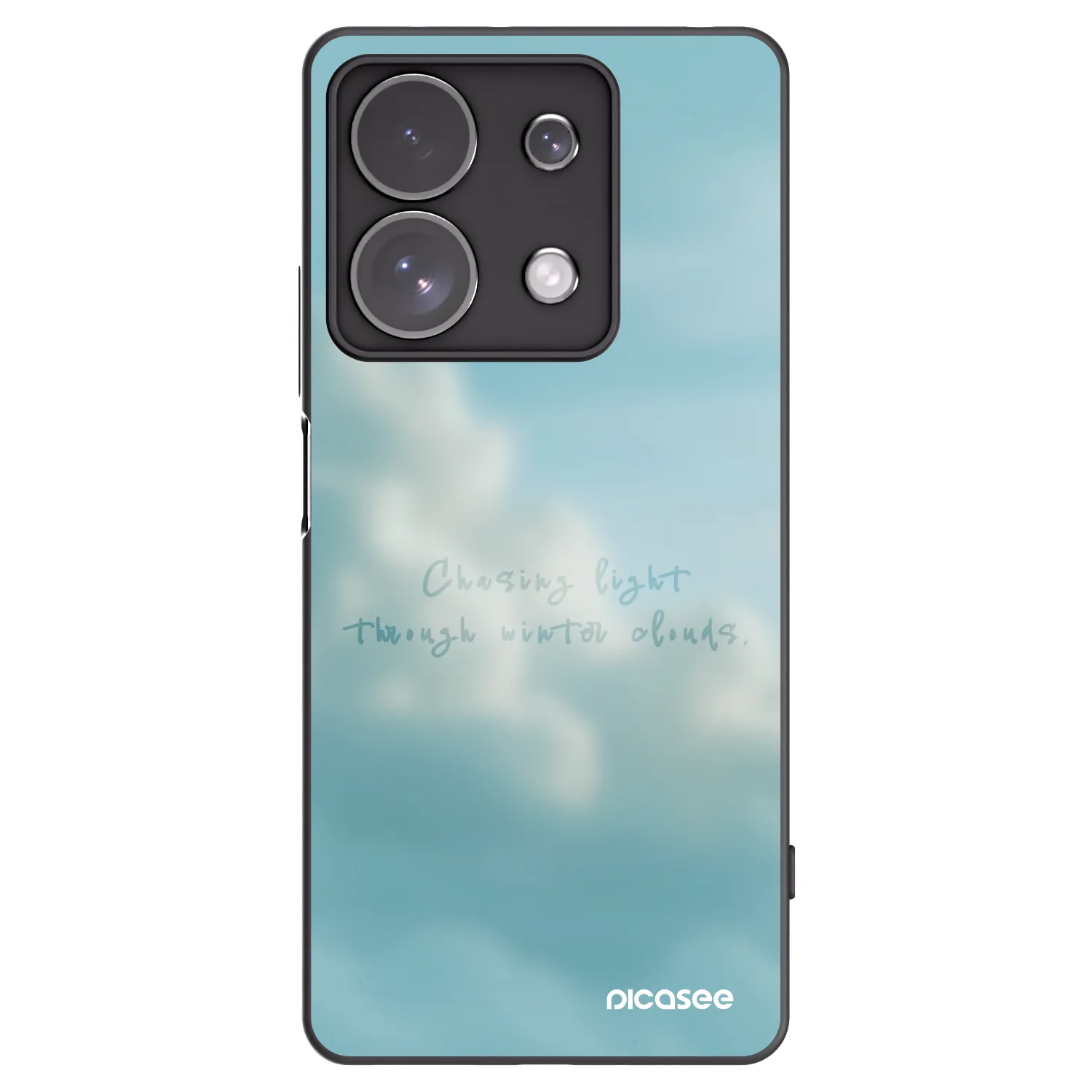 Picasee silikonski črni ovitek za Xiaomi Redmi Note 13 Pro 4G - CHASiNG LIGHT