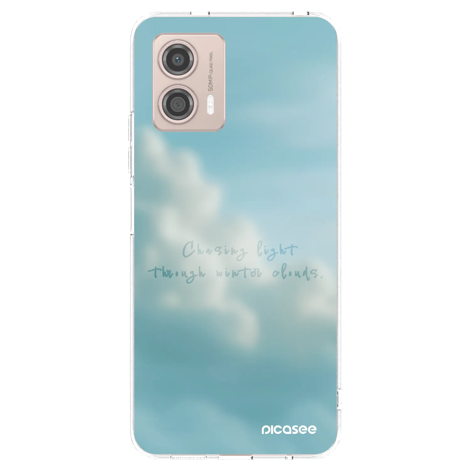Picasee silikonski prozorni ovitek za Motorola Moto G53 5G - CHASiNG LIGHT
