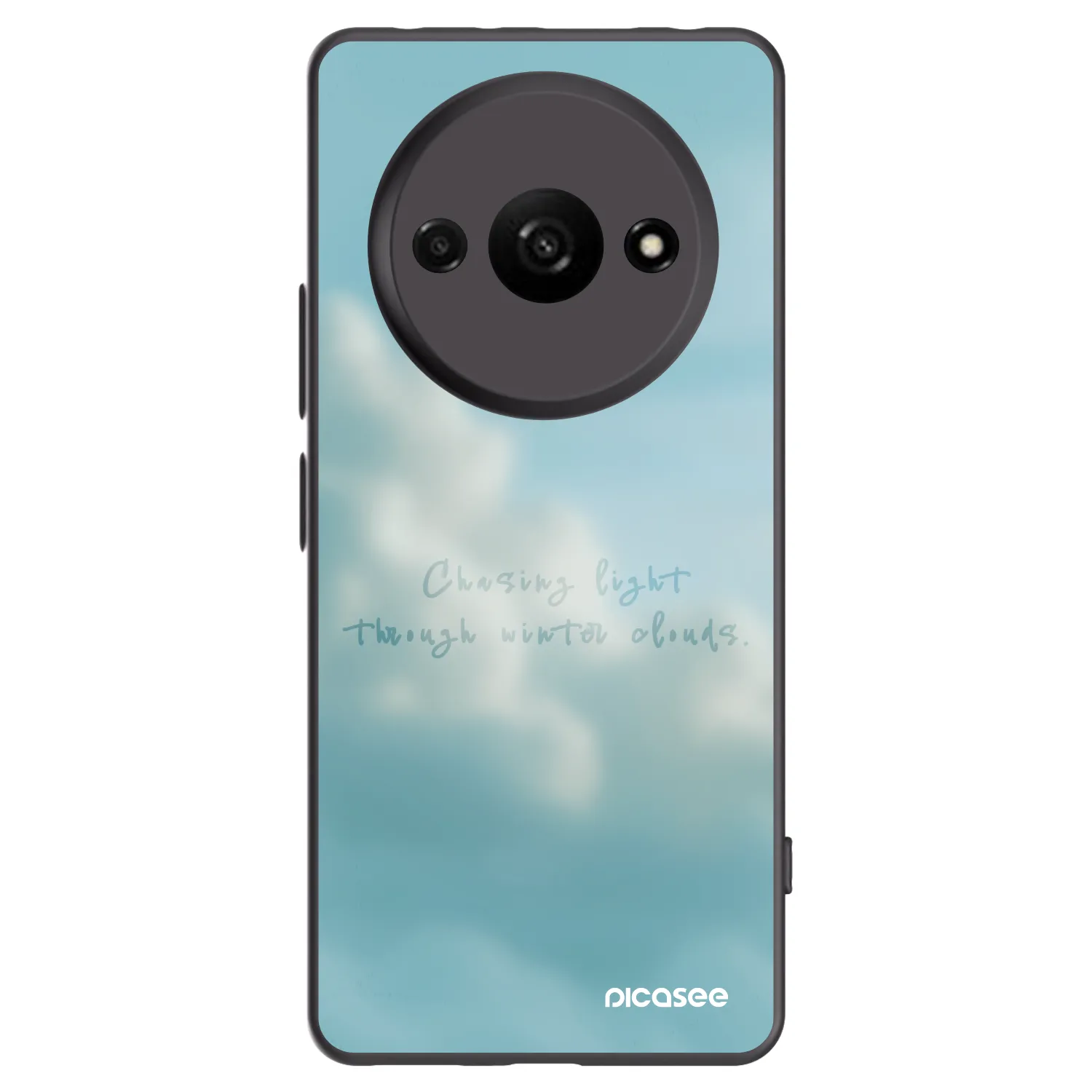 Picasee silikonski črni ovitek za Xiaomi Redmi A3 - CHASiNG LIGHT