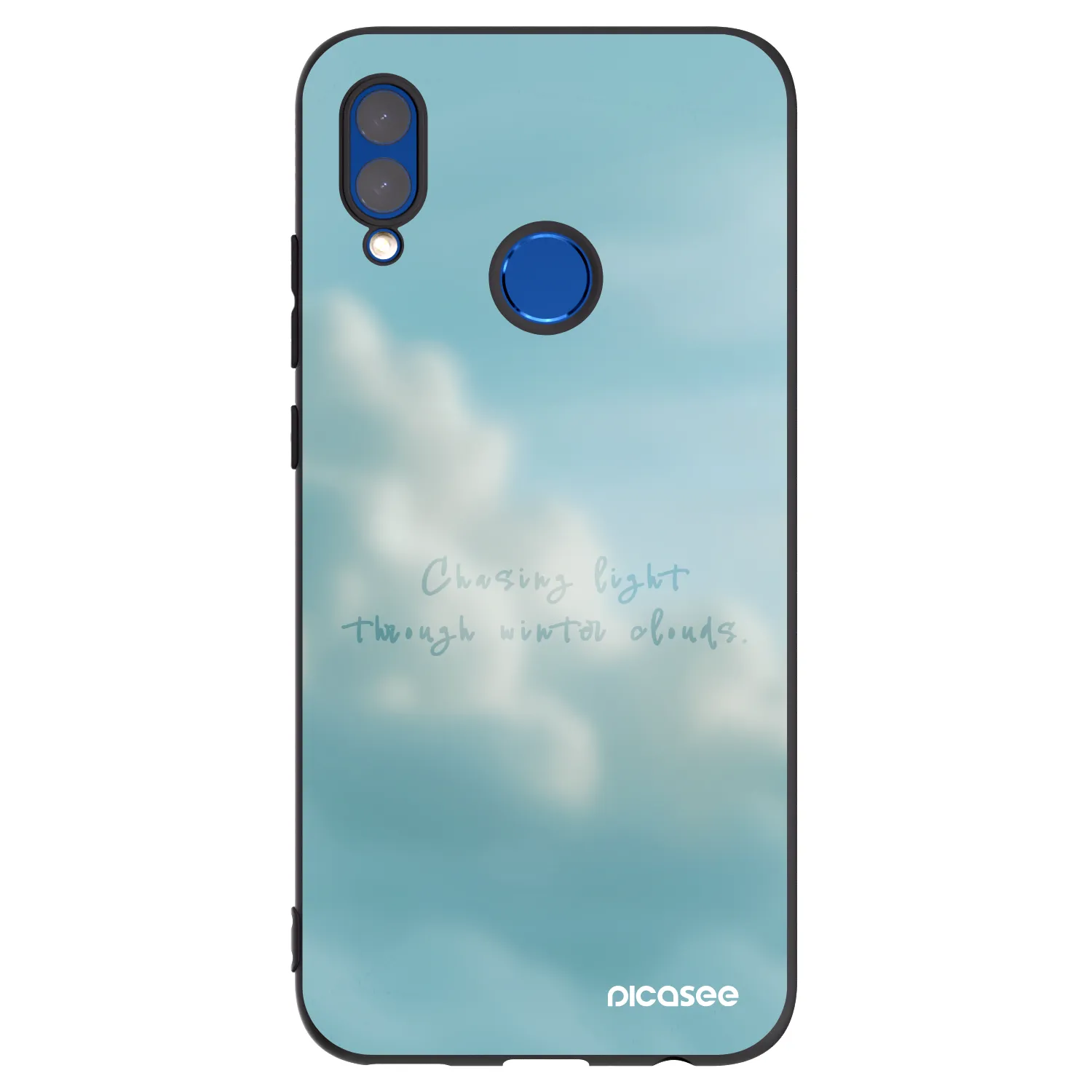 Picasee silikonski črni ovitek za Honor 10 Lite - CHASiNG LIGHT