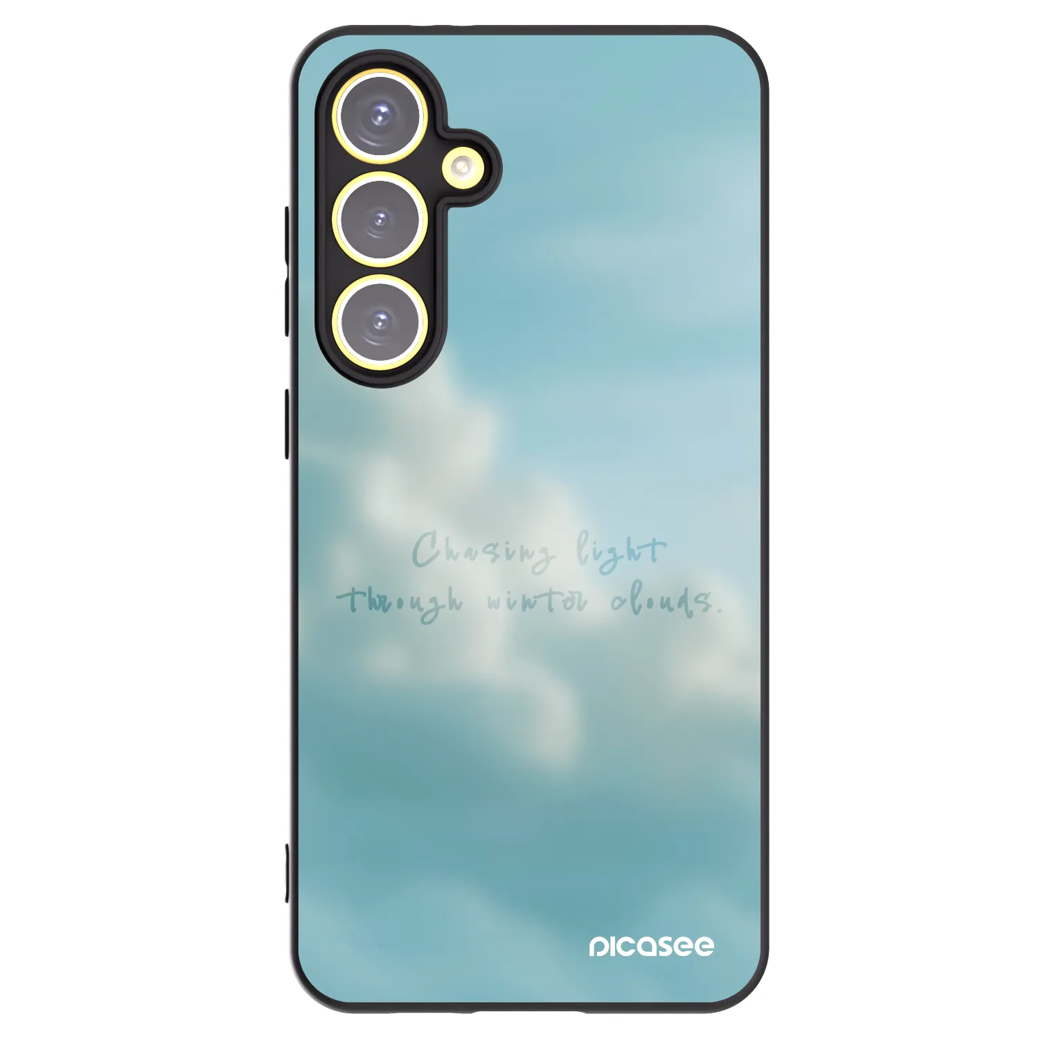 Picasee silikonski črni ovitek za Samsung Galaxy S24 FE S721B - CHASiNG LIGHT