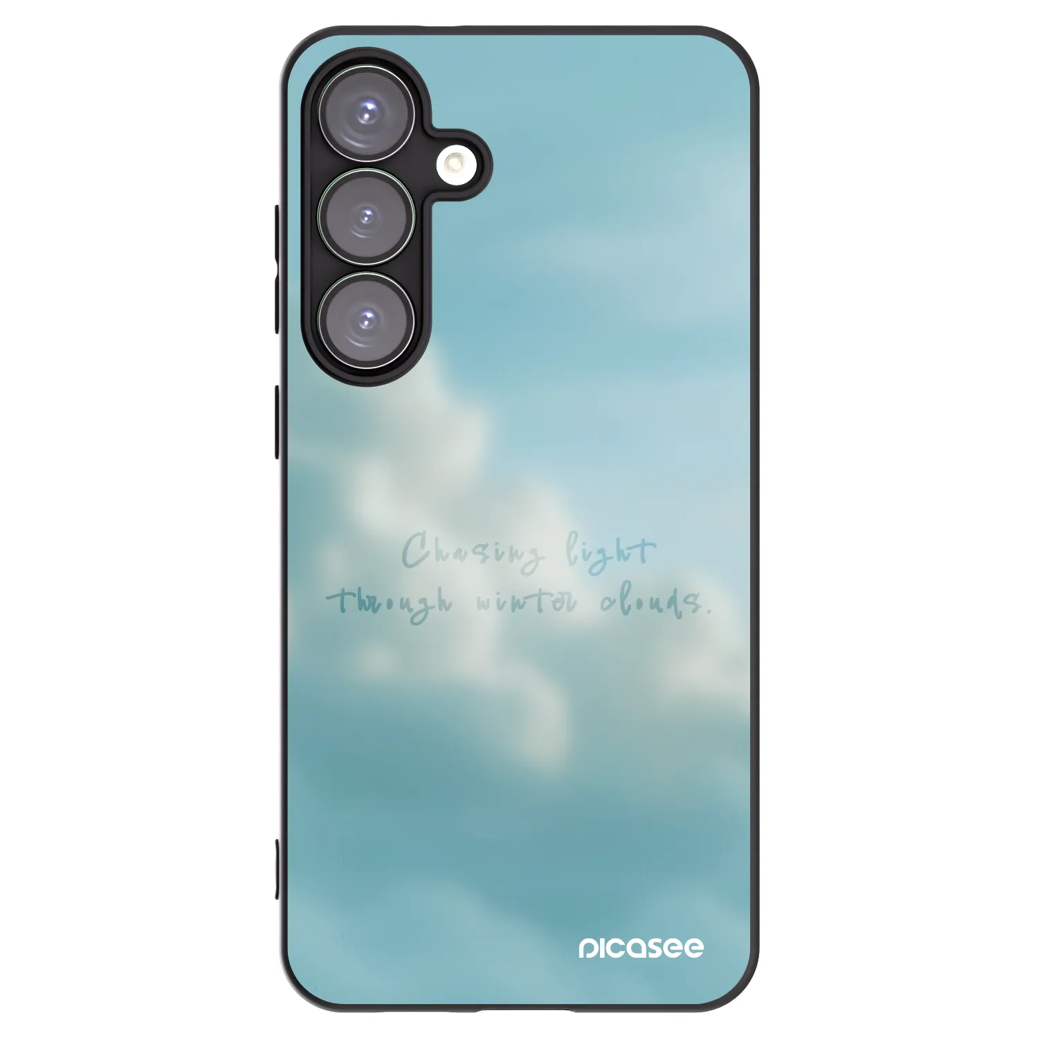 Picasee silikonski črni ovitek za Samsung Galaxy S25+ 5G - CHASiNG LIGHT