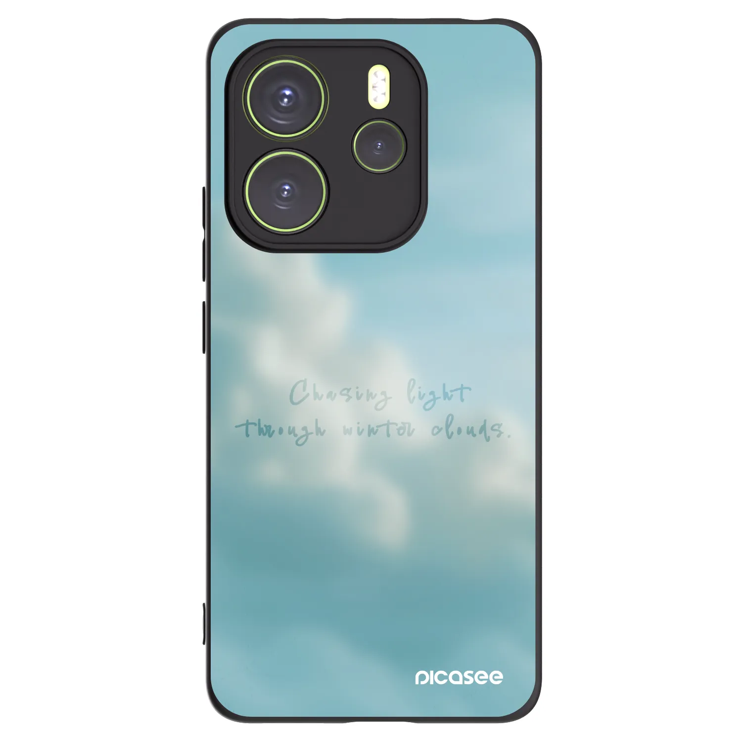 Picasee silikonski črni ovitek za Xiaomi Redmi Note 14 4G - CHASiNG LIGHT