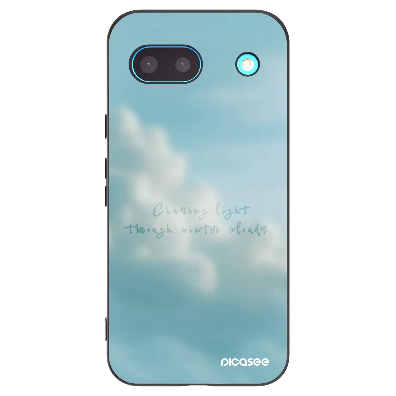 Picasee silikonski črni ovitek za Google Pixel 8a - CHASiNG LIGHT