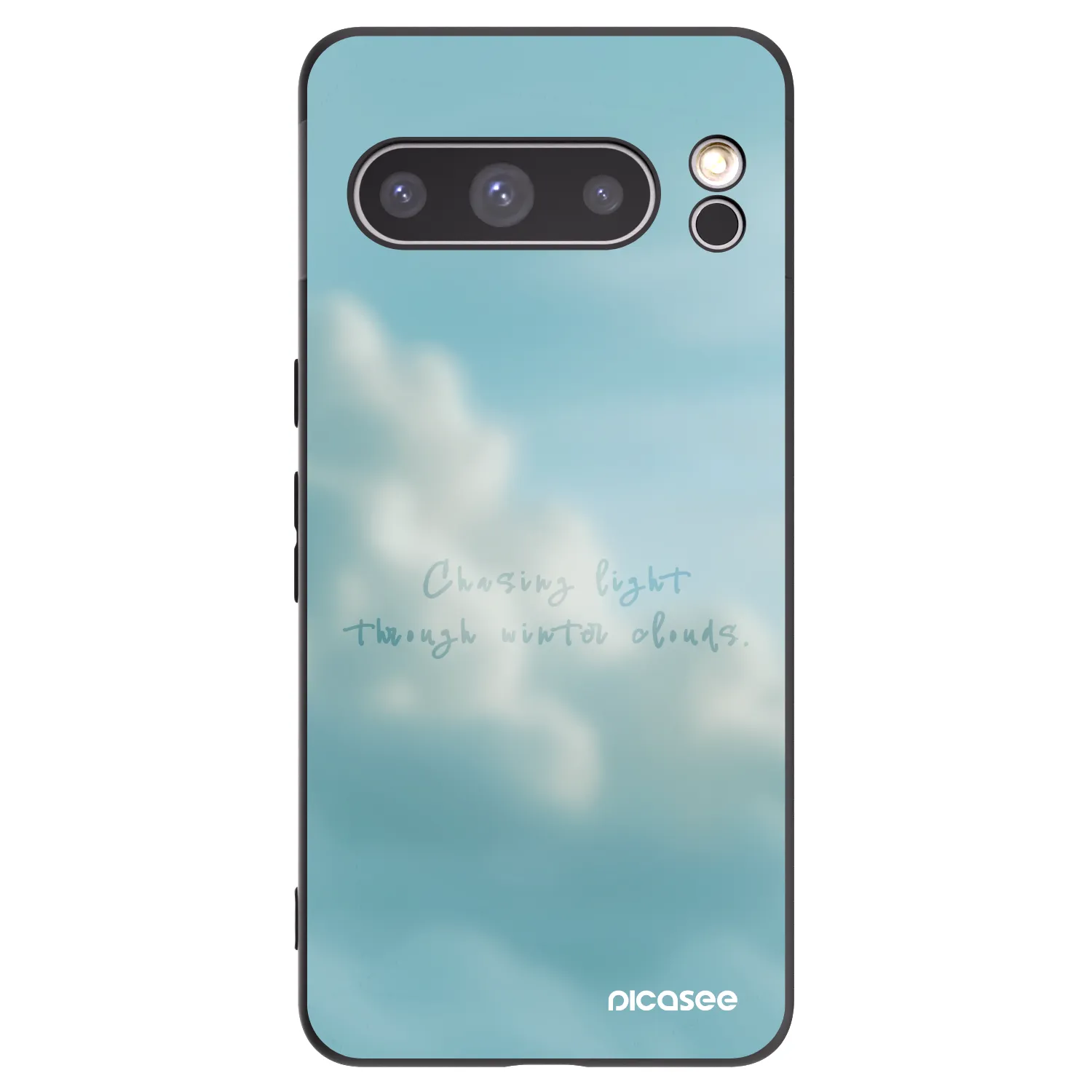 Picasee silikonski črni ovitek za Google Pixel 8 Pro - CHASiNG LIGHT