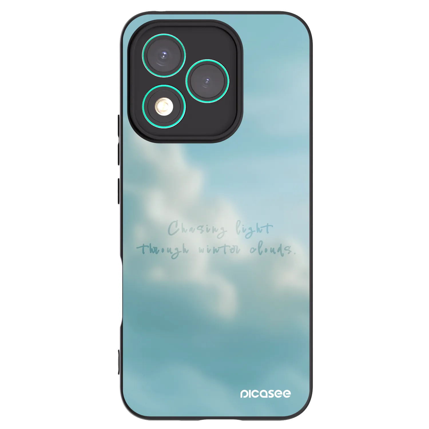Picasee silikonski črni ovitek za Honor 400 Lite 5G - CHASiNG LIGHT