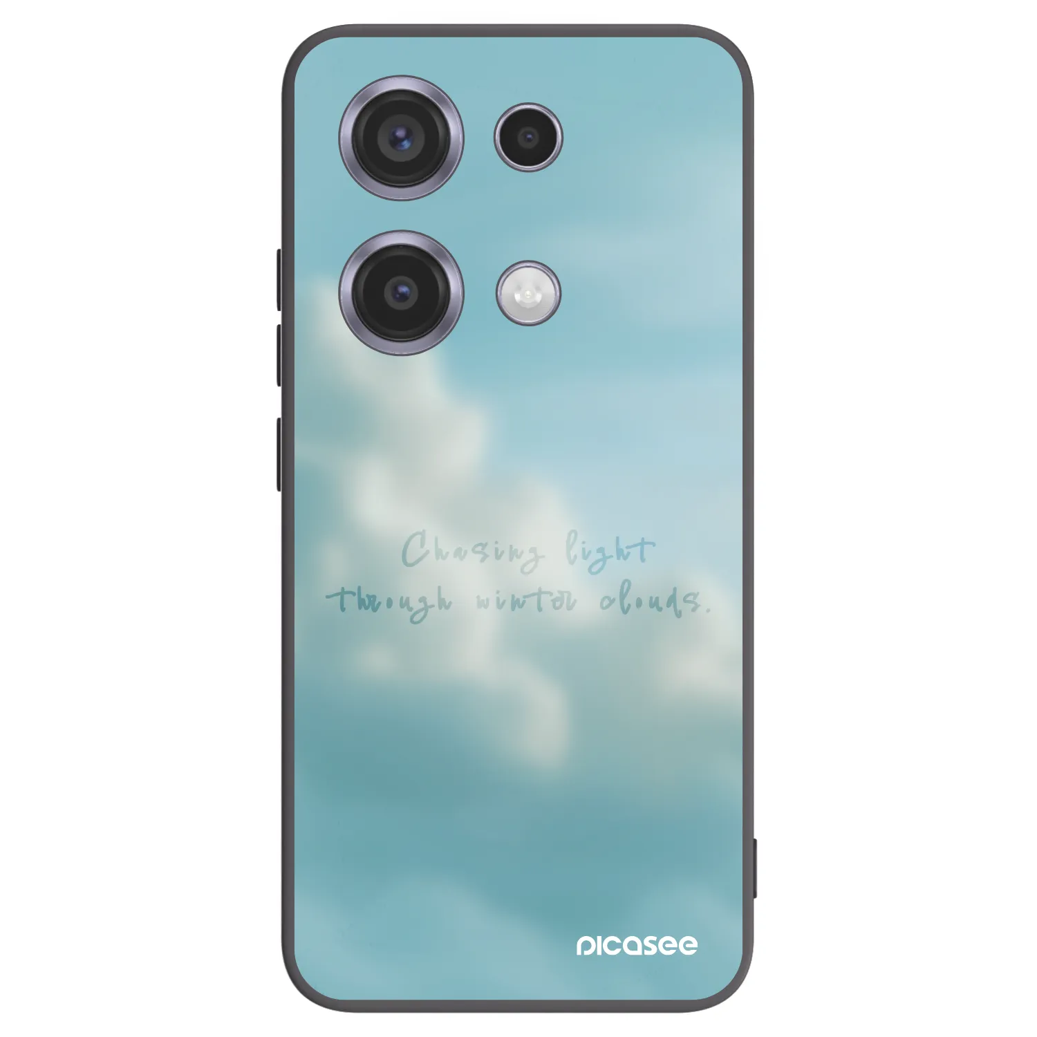 Picasee silikonski črni ovitek za Xiaomi Redmi Note 14S - CHASiNG LIGHT