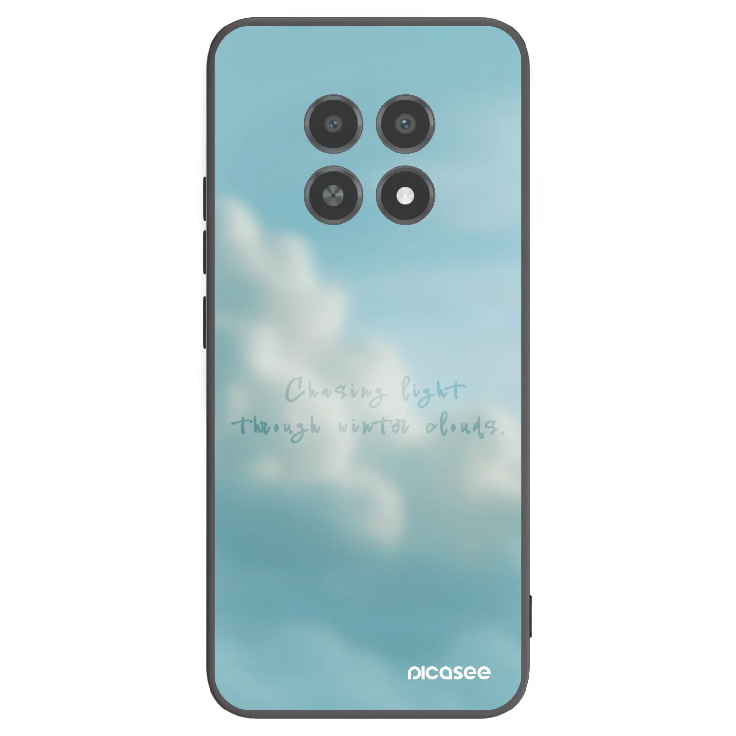 Picasee silikonski črni ovitek za Realme 12X - CHASiNG LIGHT