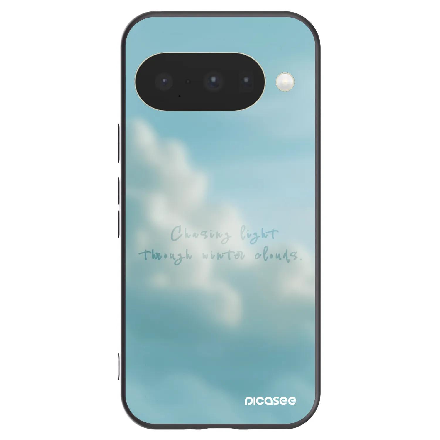Picasee silikonski črni ovitek za Google Pixel 10 - CHASiNG LIGHT